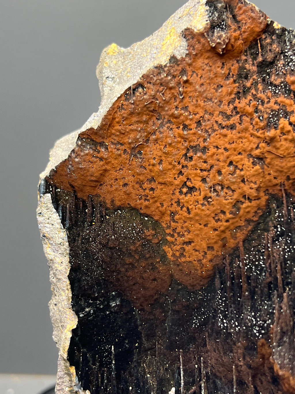 Museum Grade, Limonite And Specularite With Stalactite Goethite, For Special Collection - Crystal Gemstone AE 