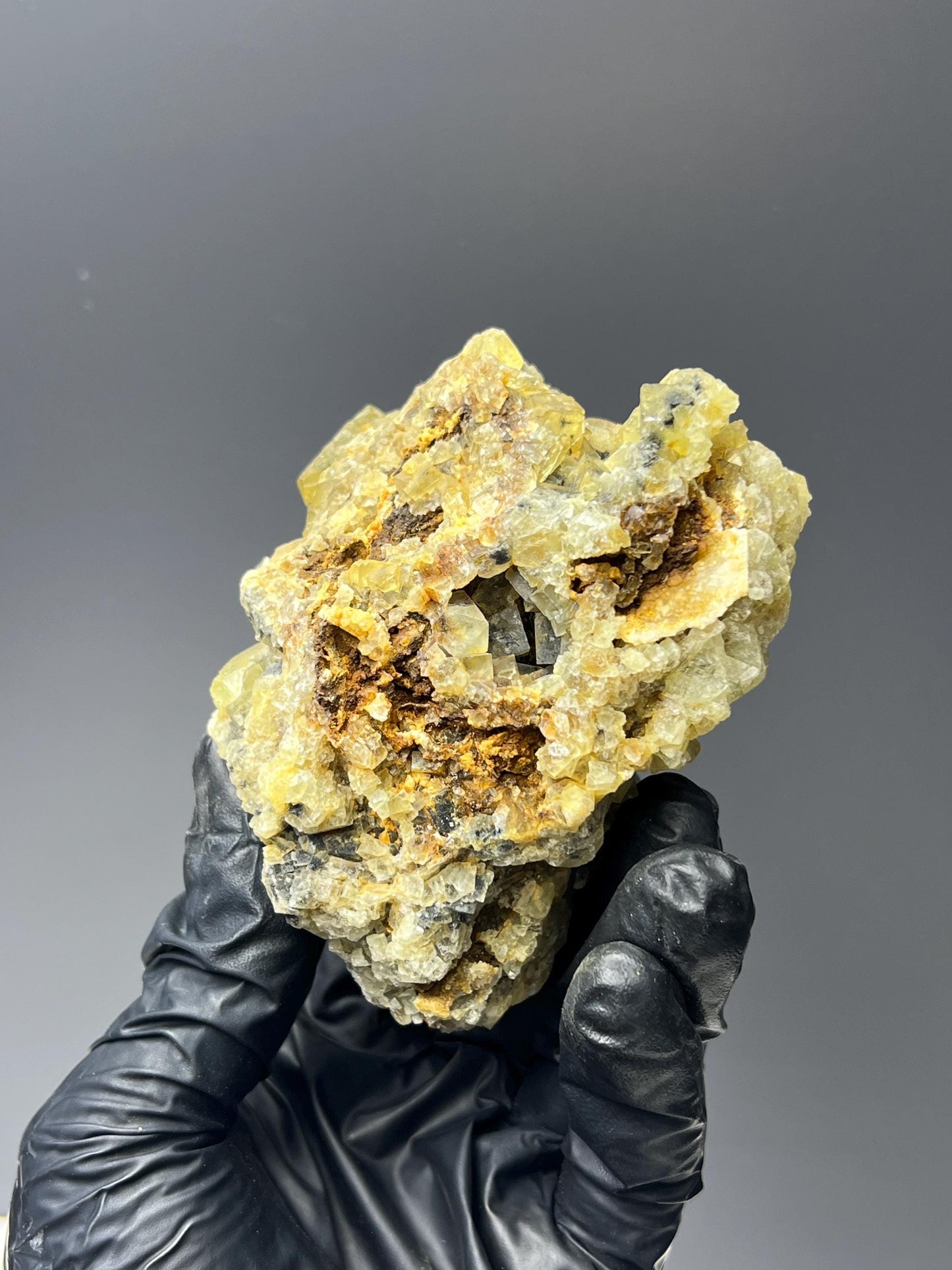 Yellow Cubic Fluorite Specimen