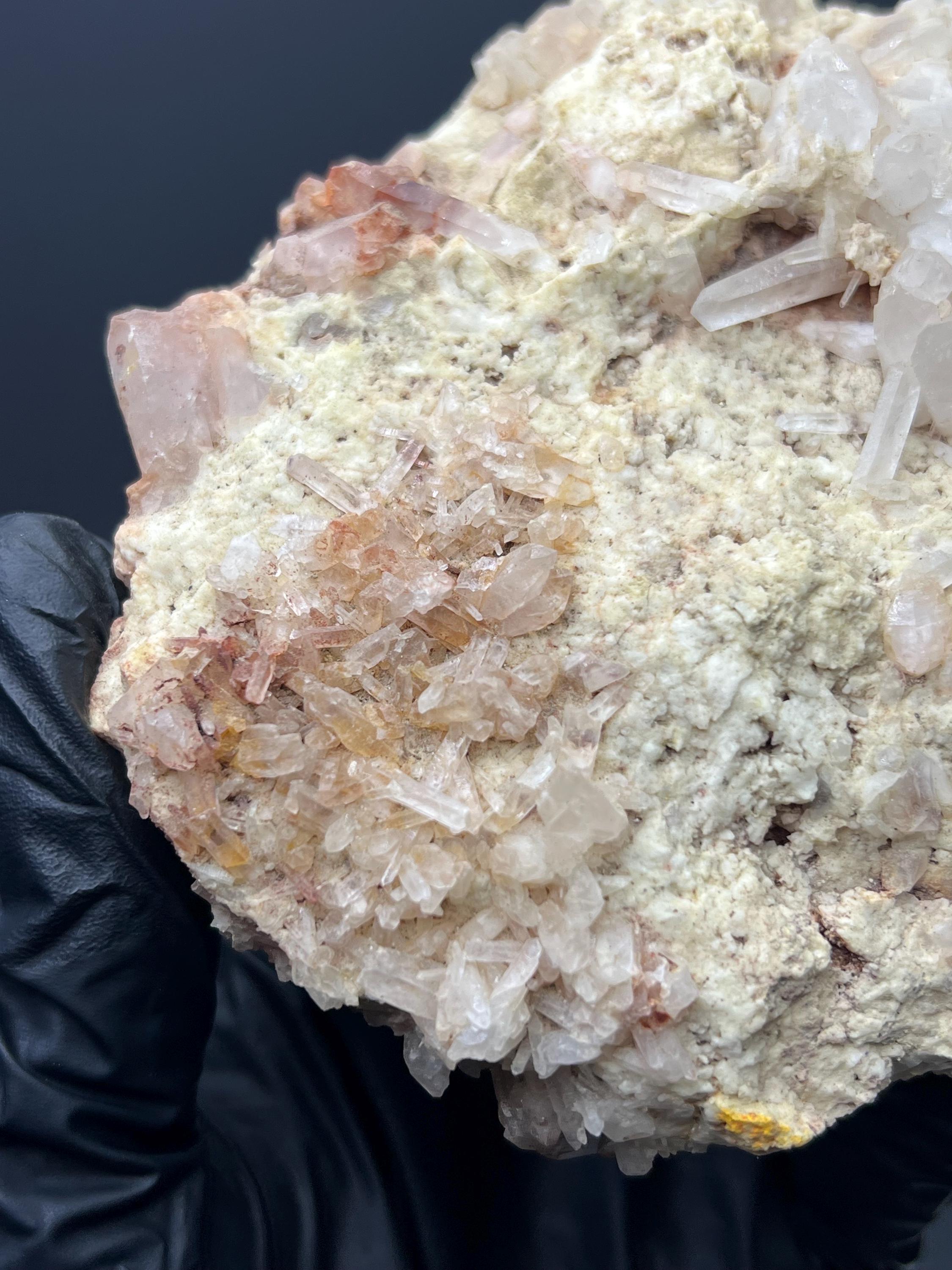 Kunzite on Matrix - Crystal Gemstone AE 