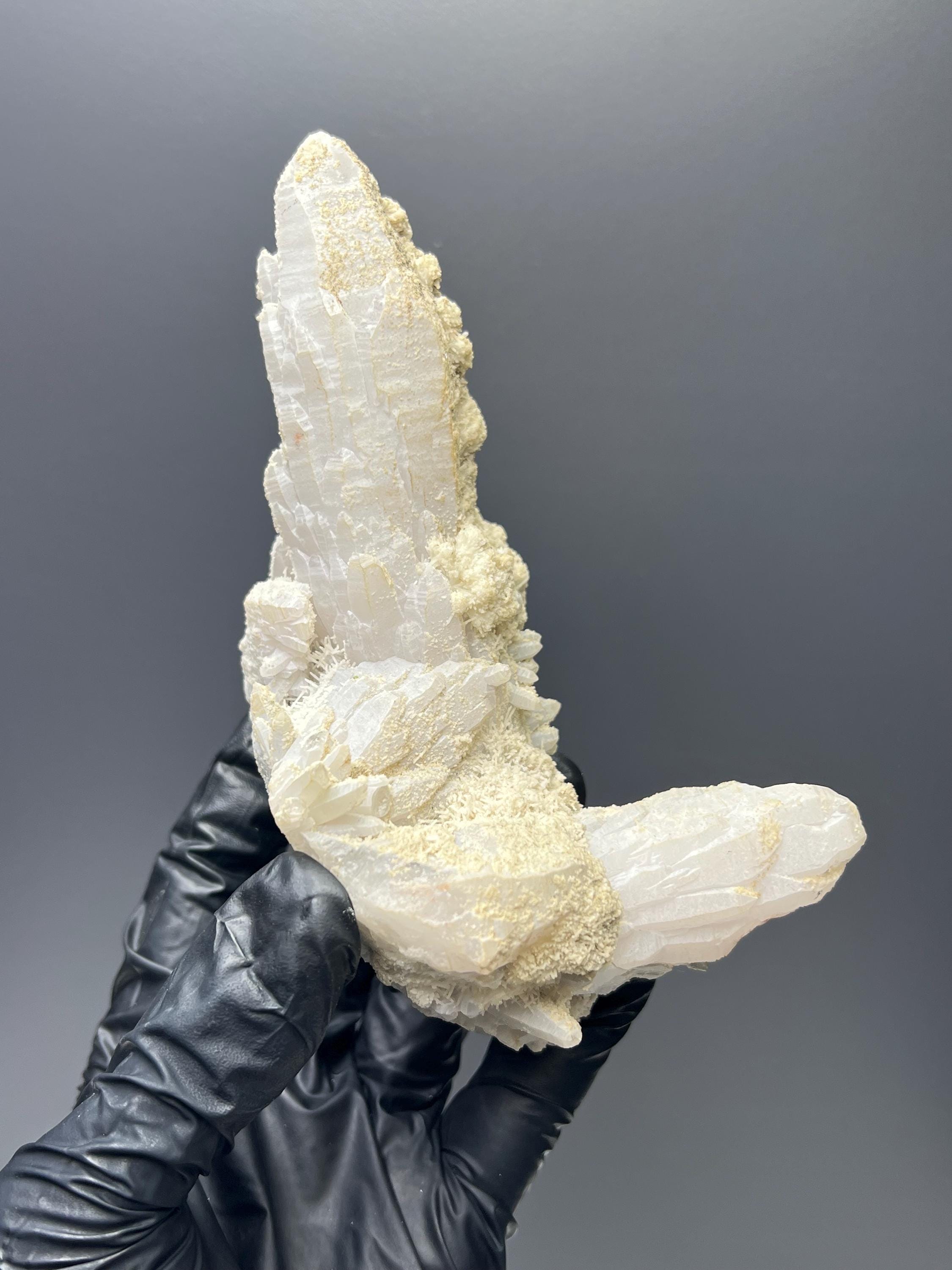 Cathedral White Quartz Crystal Specimen - Çanakkale Turkey - Crystal Gemstone AE 