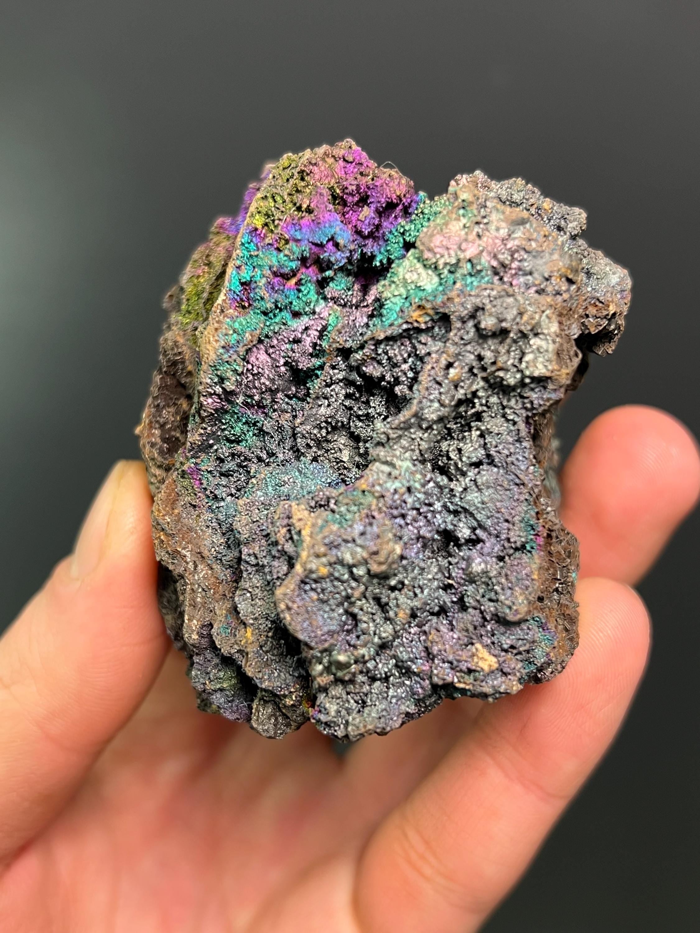 Colourful Turgite With Iton Siderite - Crystal Gemstone AE 