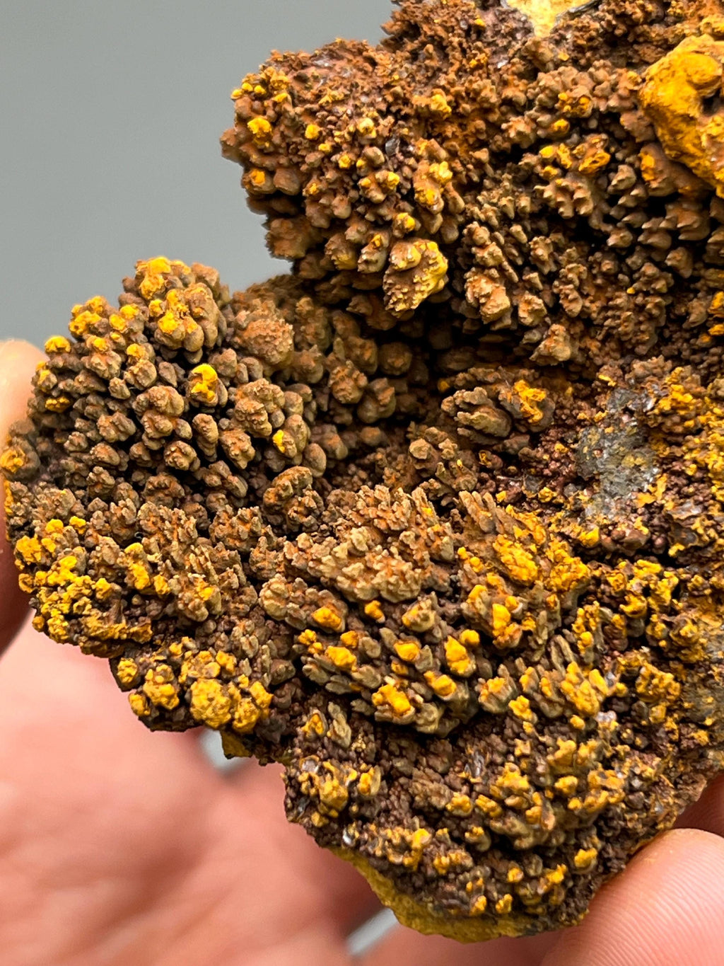 Orange Limonite mineral, From Turkey - Crystal Gemstone AE 