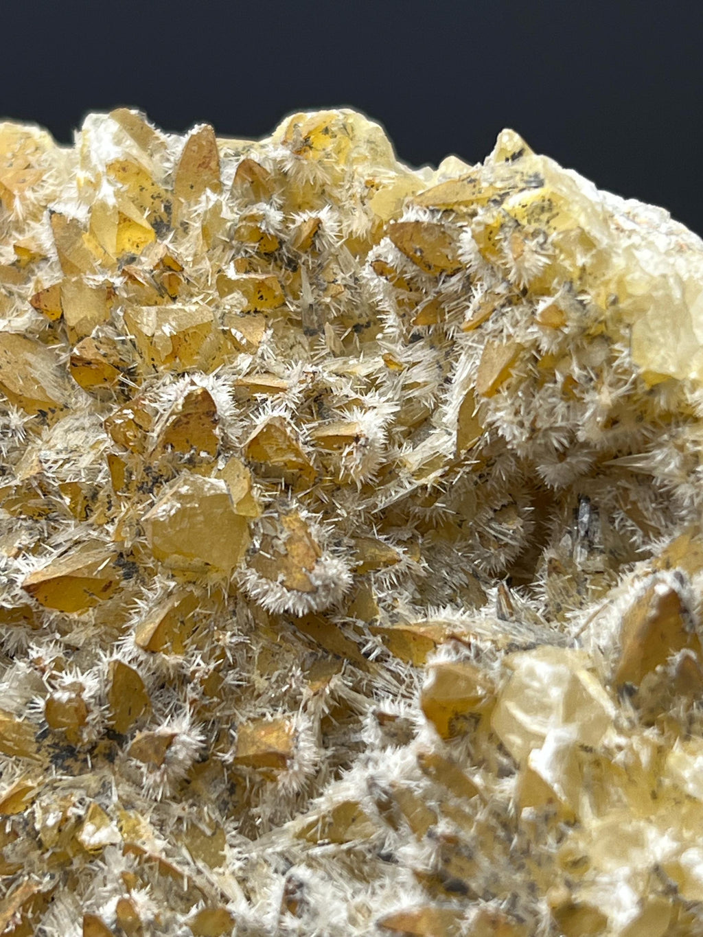 Feather Crystal Calcite Specimen - Crystal Gemstone AE 