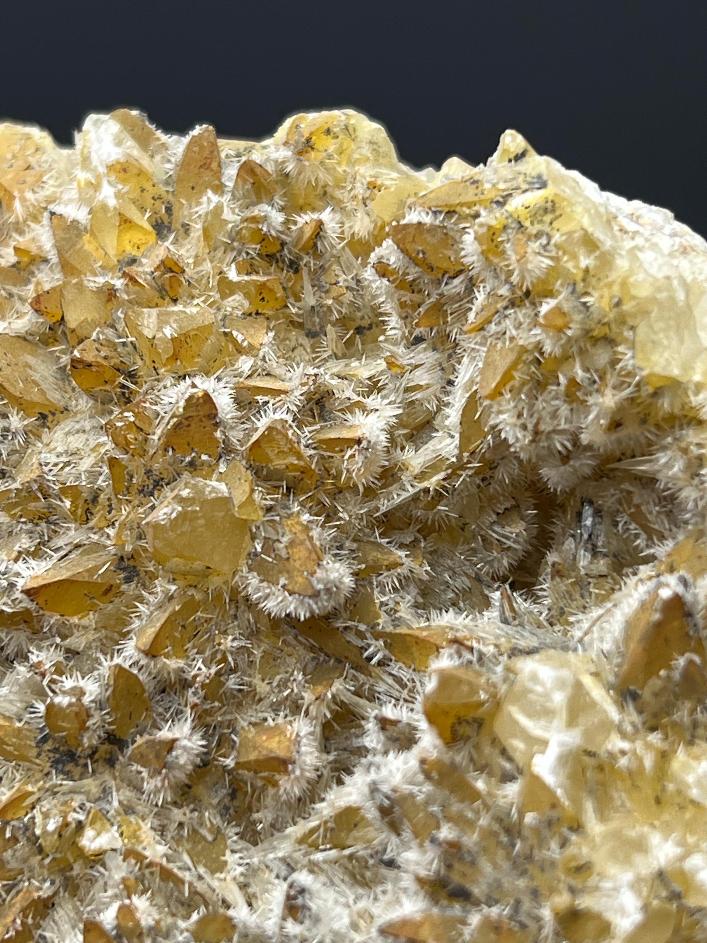 Feather Crystal Calcite Specimen - Crystal Gemstone AE 