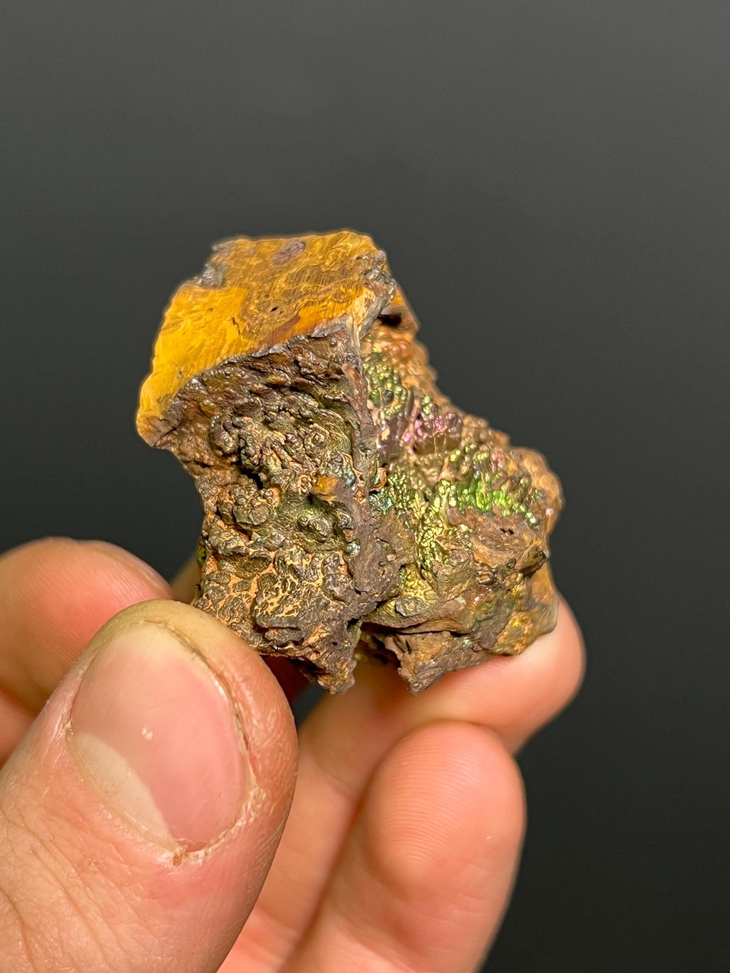 Iridescent Goethite - Turkey - Crystal Gemstone AE 