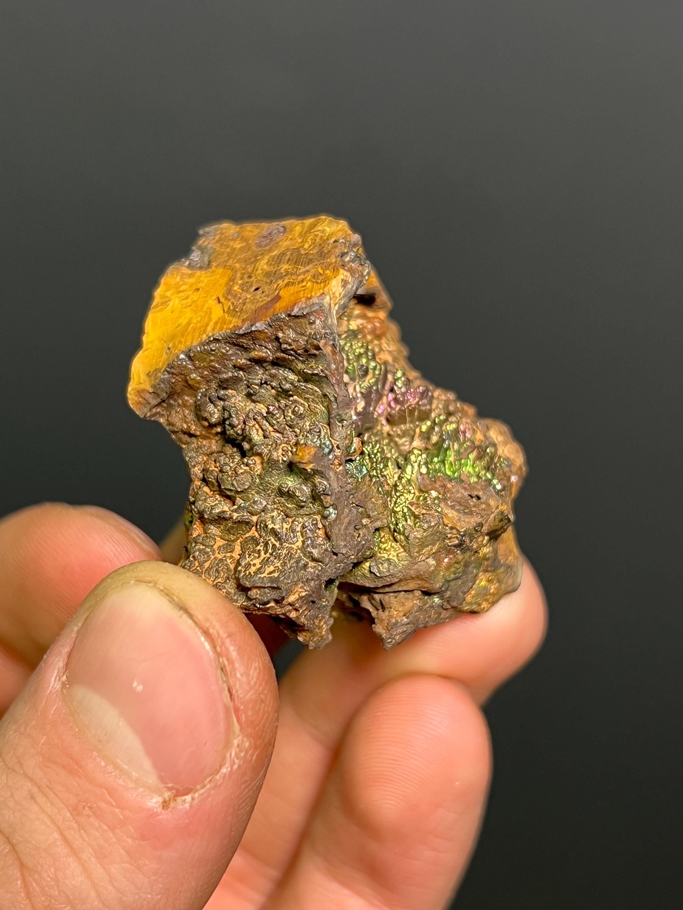 Iridescent Goethite - Turkey - Crystal Gemstone AE 