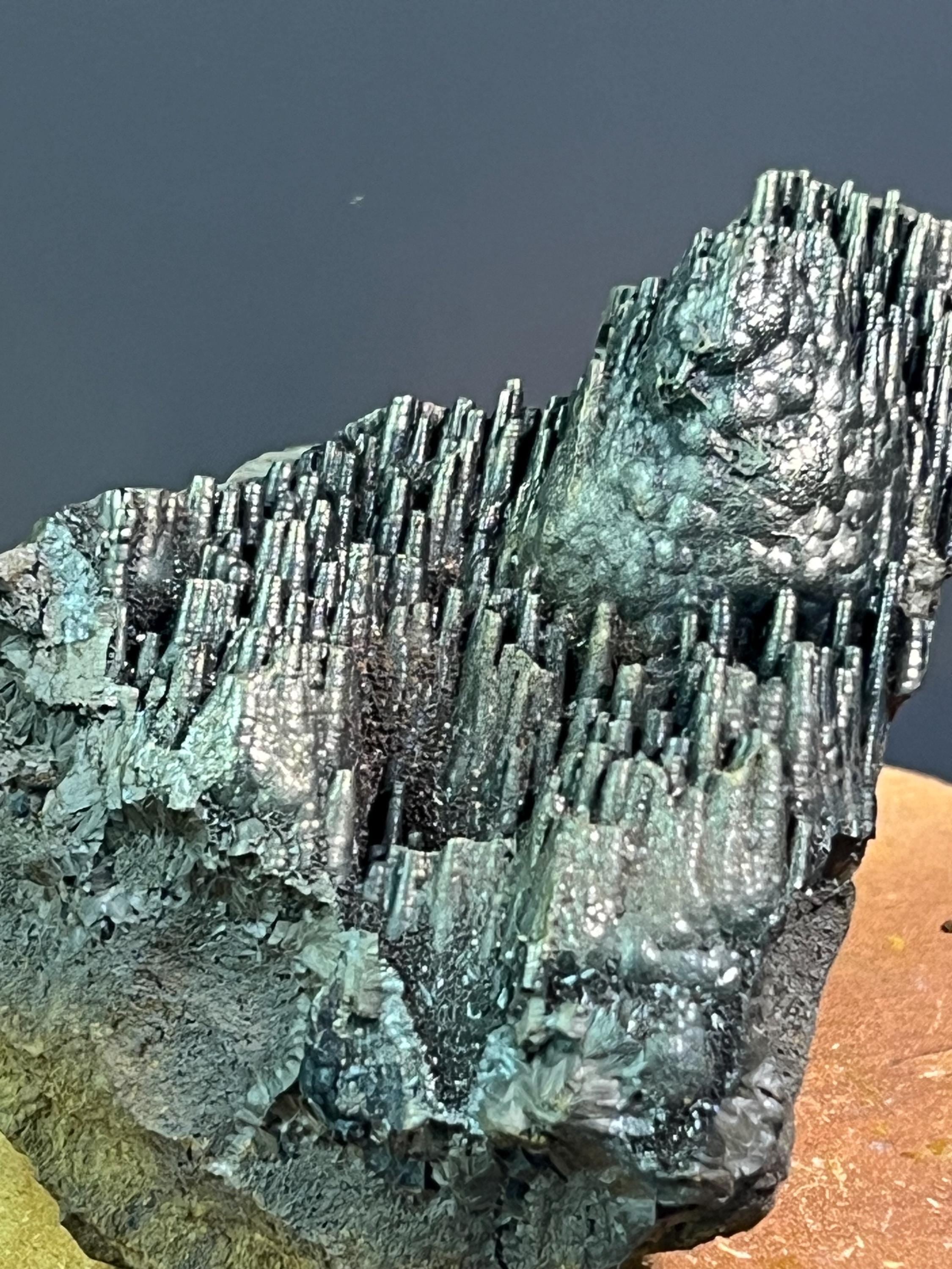 "Museum Grade" Golden Color Stalactite Goethite - Crystal Gemstone AE 
