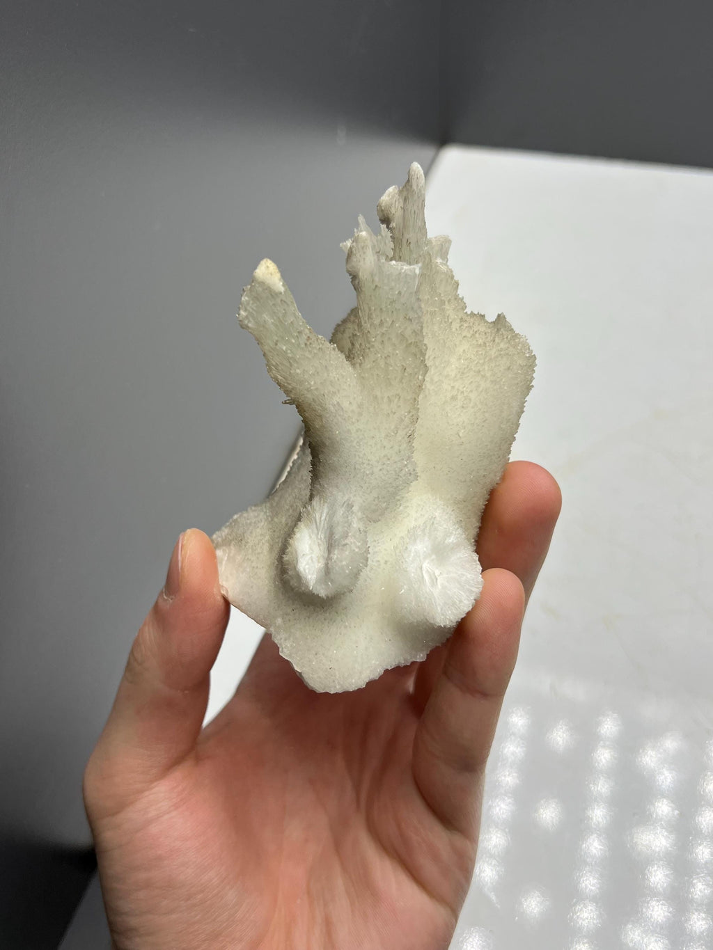 Very Showy Stalactite Aragonite Mineral, From Turkey - Crystal Gemstone AE 