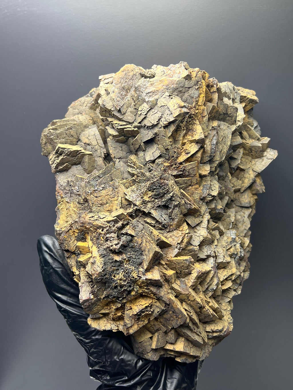 Very Special Extra Large Size Limonite With Iron Siderite Specimen - Crystal Gemstone AE 