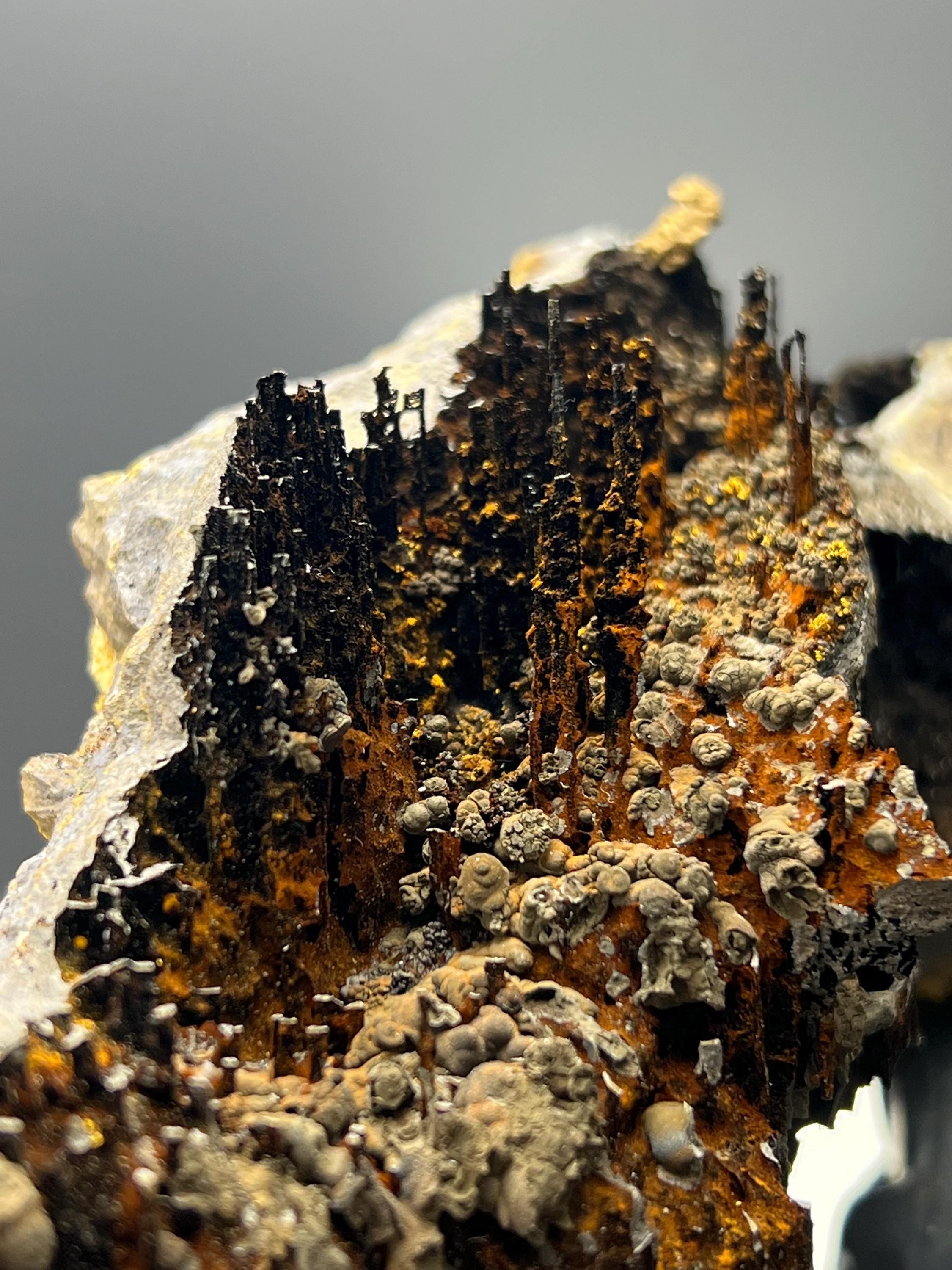 Museum Grade, Very Special Limonite And Specularite With Stalactite Goethite Specimen - Crystal Gemstone AE 