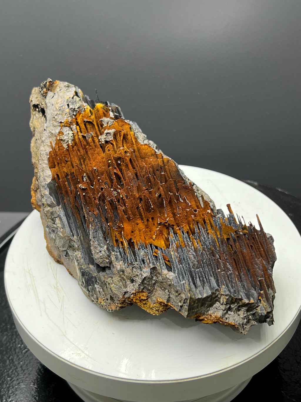Museum Grade Very Showy Limonite With Velvet Function Stalactite Goethite, For Special Collection - Crystal Gemstone AE 