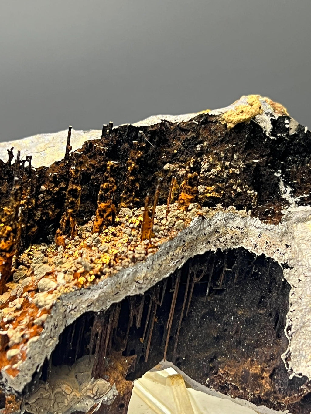 Museum Grade, Very Special Limonite And Specularite With Stalactite Goethite Specimen - Crystal Gemstone AE 