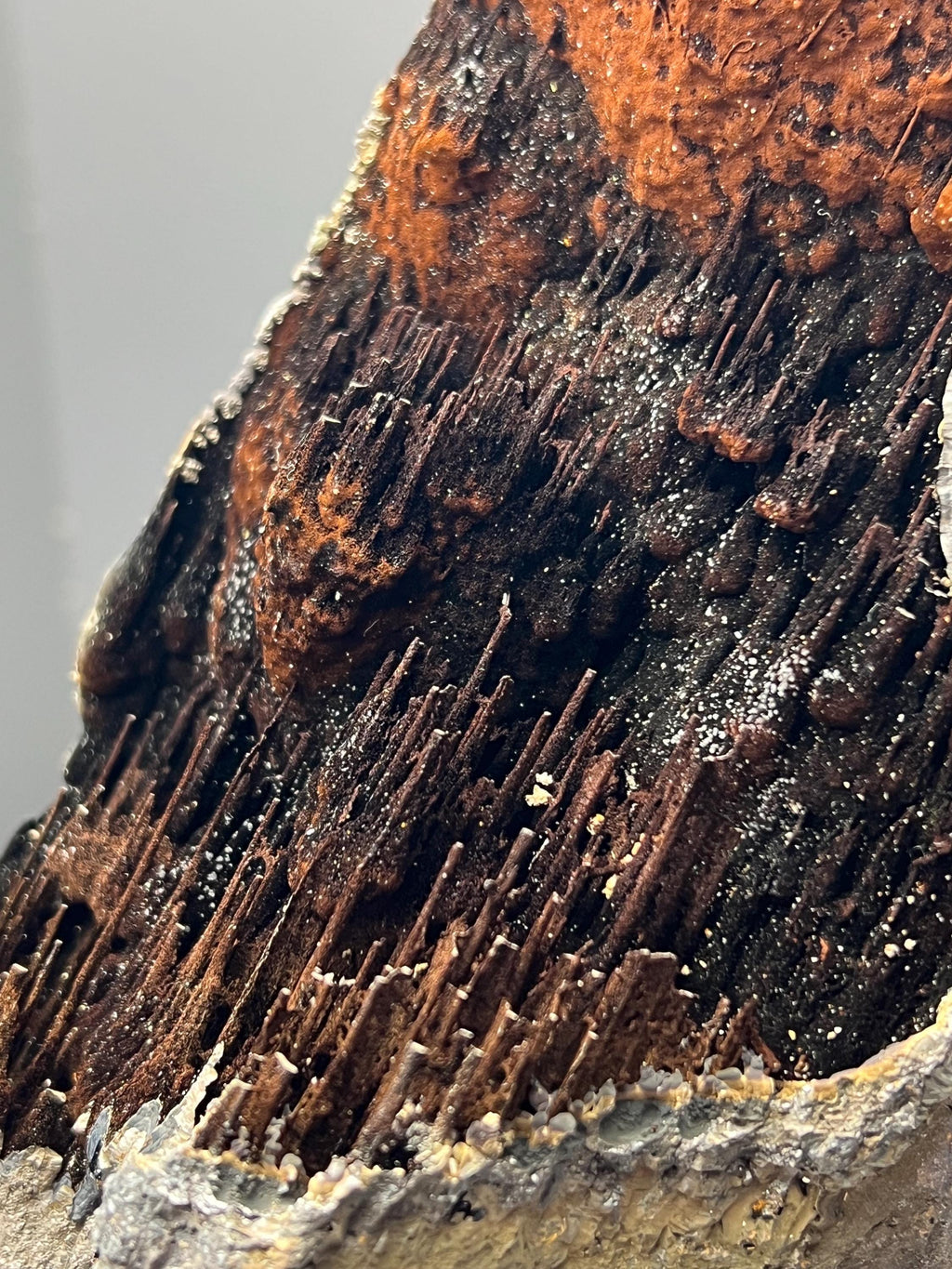 Museum Grade, Very Special Limonite And Specularite With Stalactite Goethite, For Special Collections - Crystal Gemstone AE 