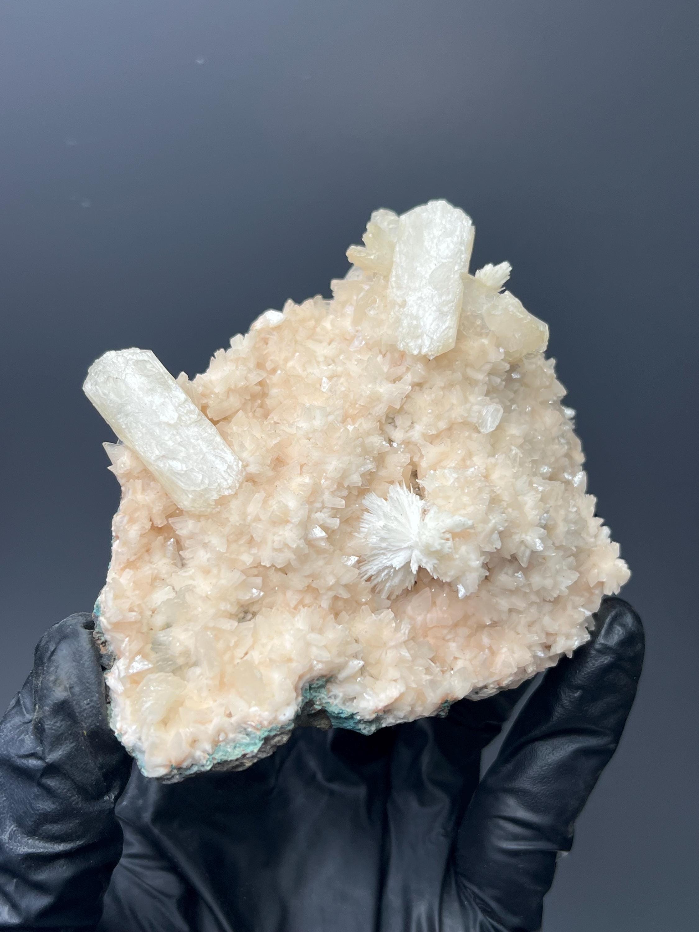 Heulandite, Laumontite&Stilbite - Crystal Gemstone AE 