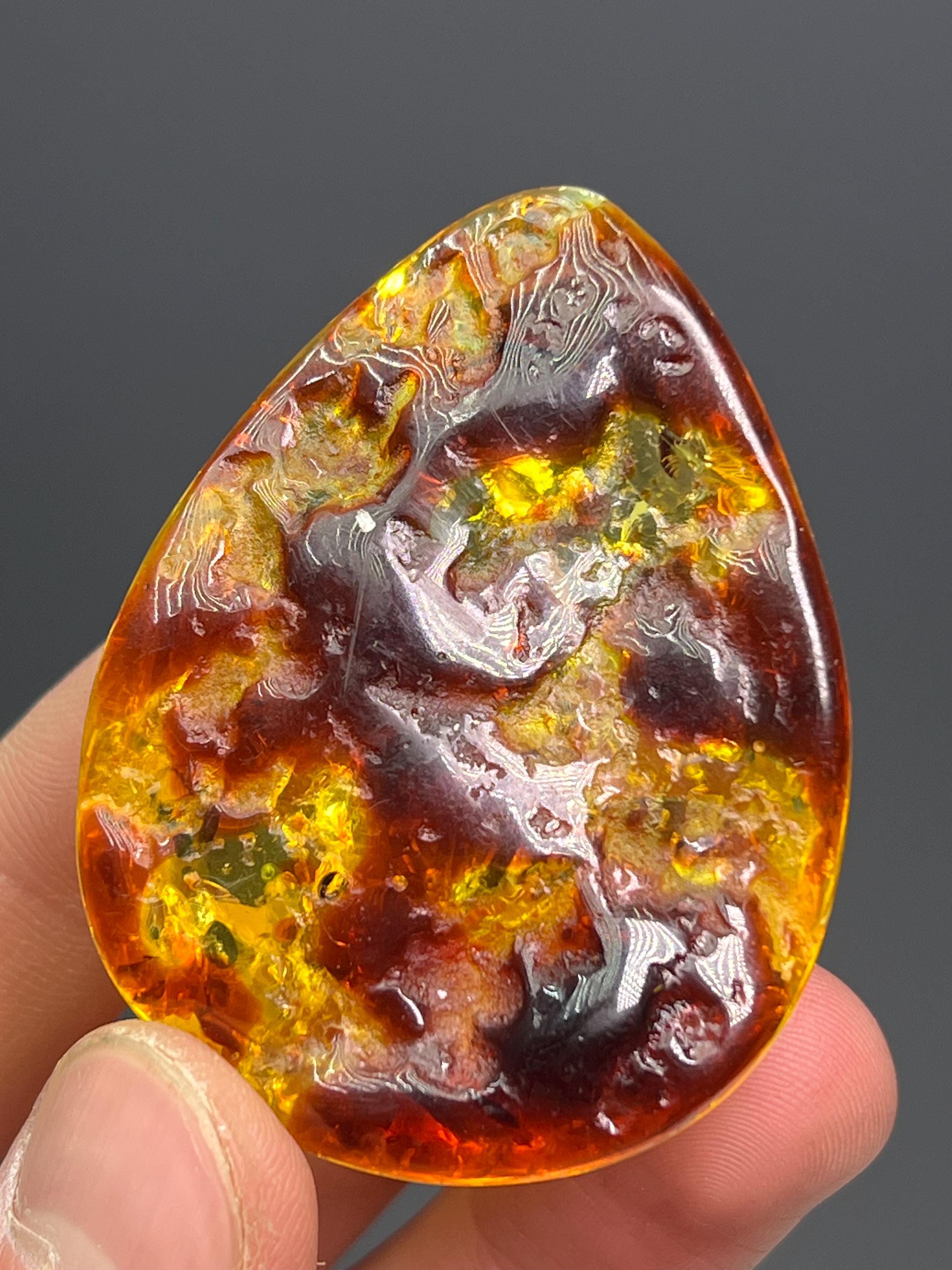 Amber Specimen - Russia - Crystal Gemstone AE 