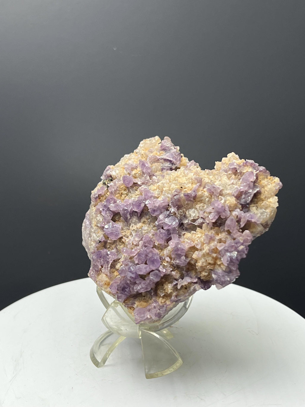 Flower Amethyst Crystals On Matrix - Crystal Gemstone AE 