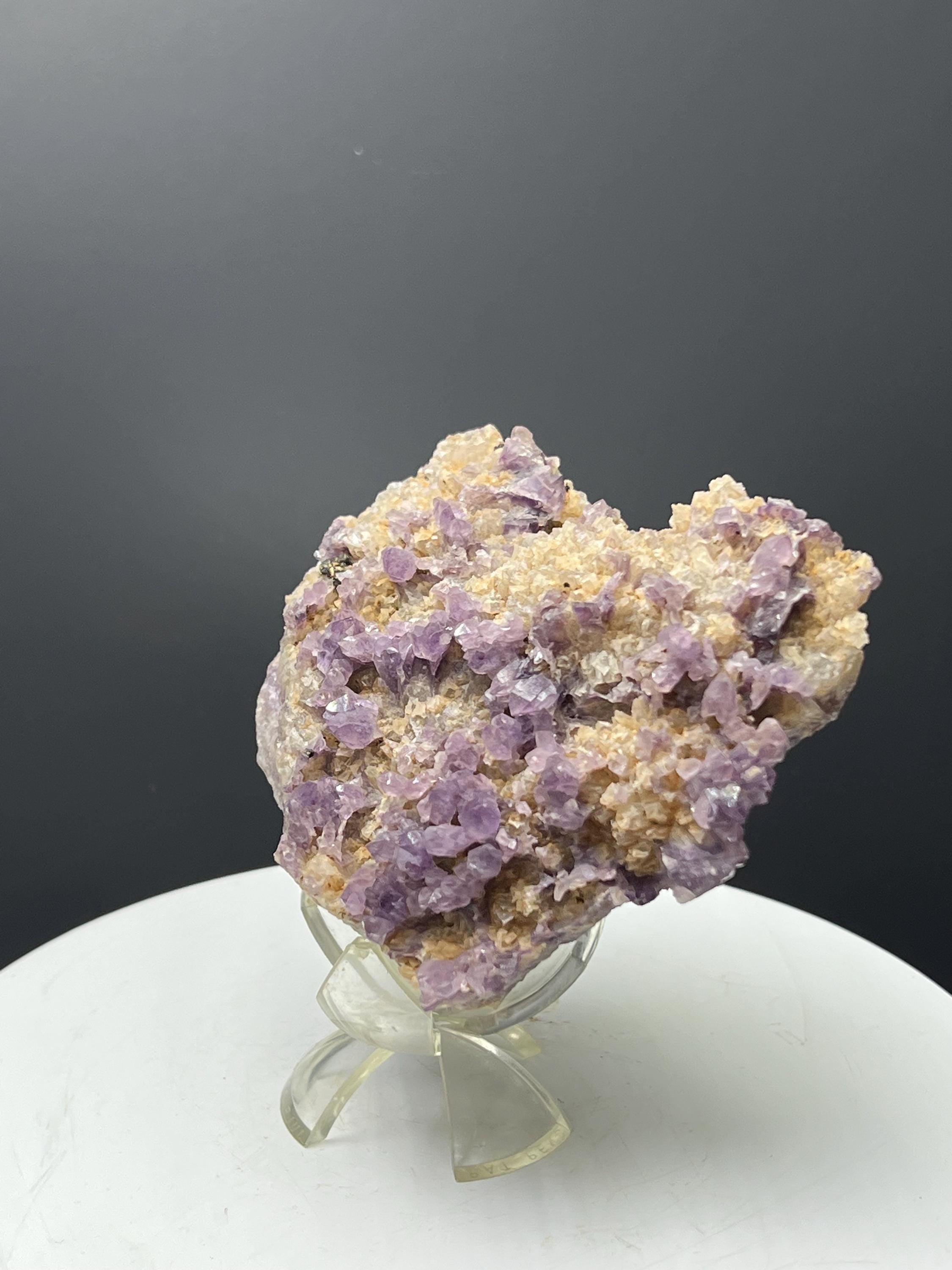 Flower Amethyst Crystals On Matrix - Crystal Gemstone AE 