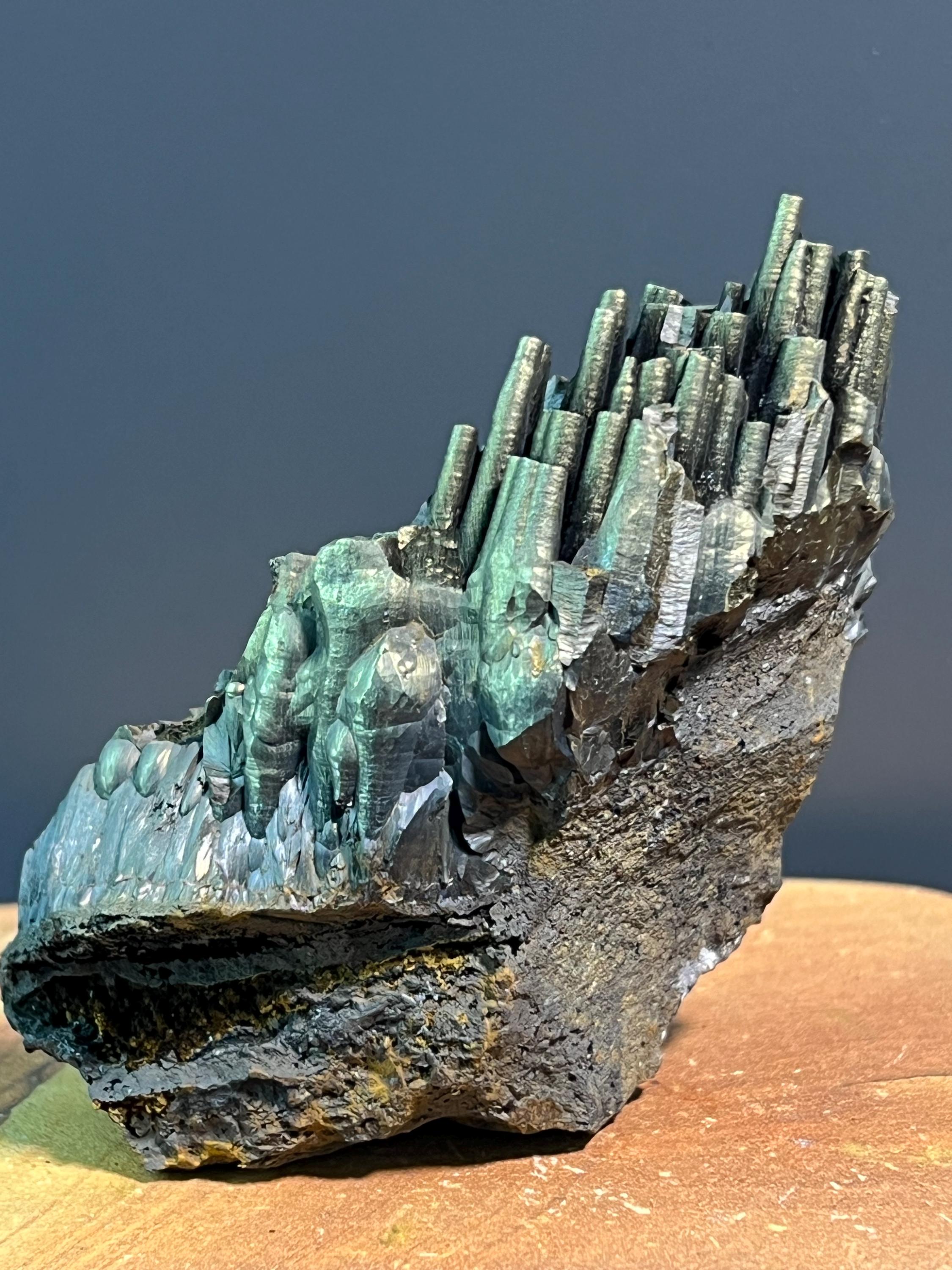 "Museum Grade" Golden Color Stalactite Goethite - Crystal Gemstone AE 