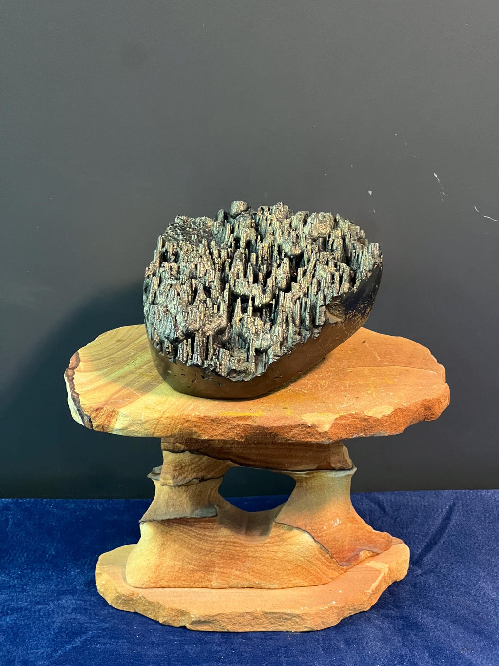 "Museum Grade" Golden Color Stalactite Goethite - Crystal Gemstone AE 
