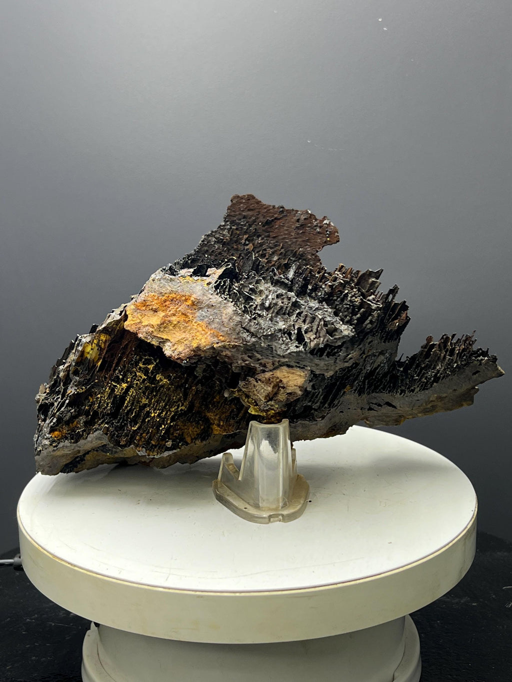 Museum Grade, Very Special Limonite With Stalactite Goethite Specimen - Crystal Gemstone AE 
