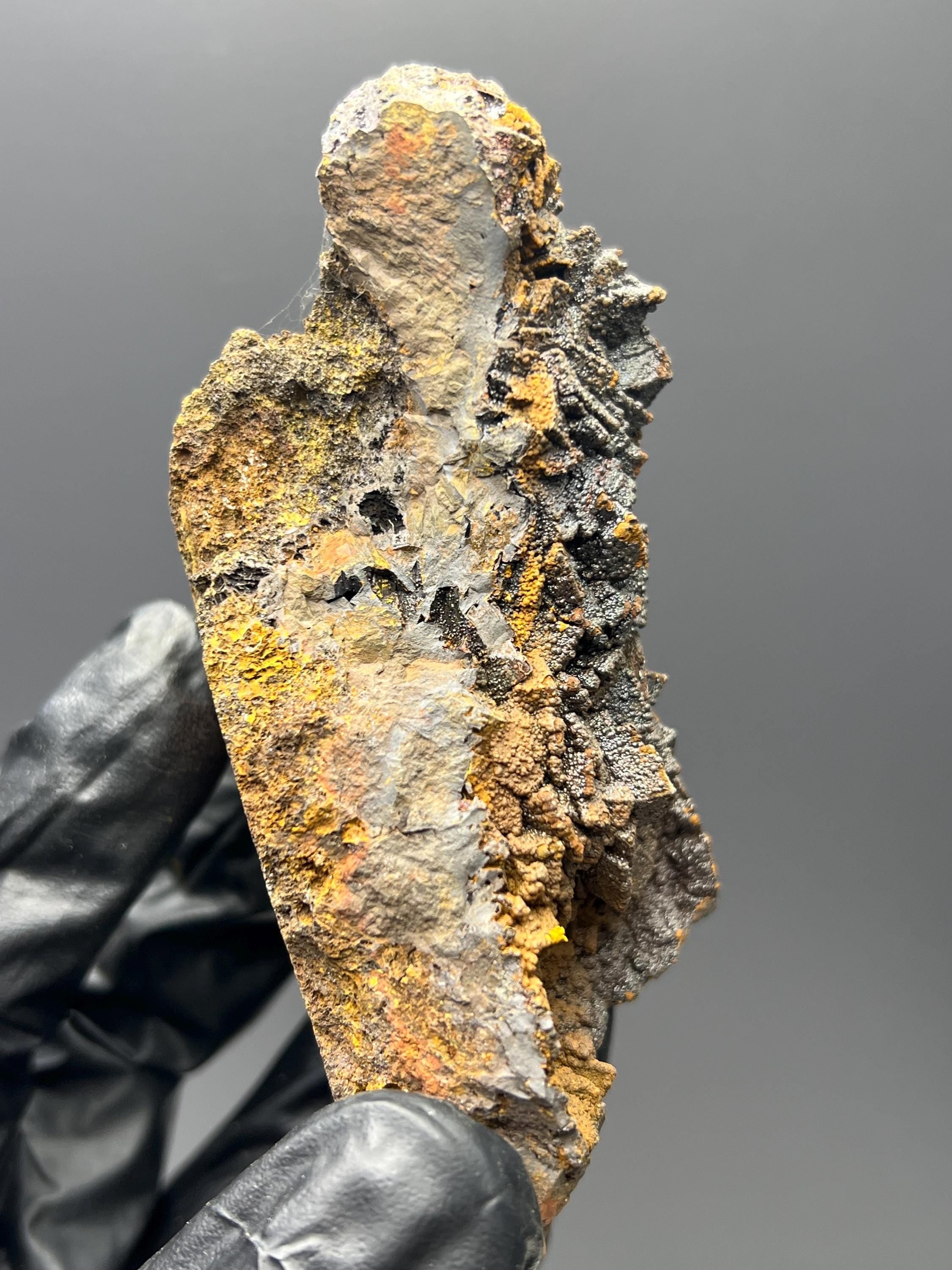 Goethite With Iron Siderite Specimen - Crystal Gemstone AE 