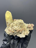 Chalcopyrite With Calcite - Crystal Gemstone AE 