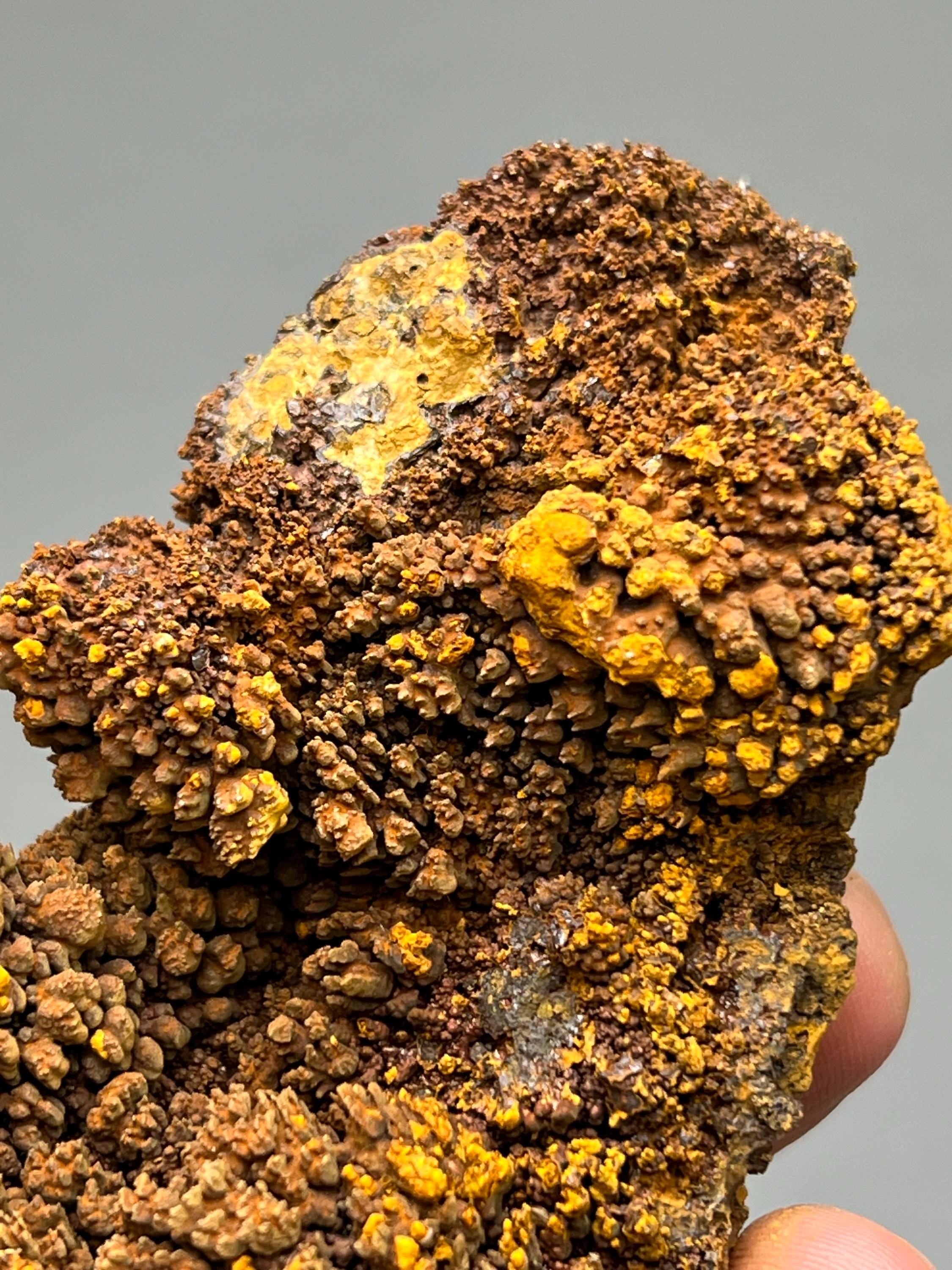Orange Limonite mineral, From Turkey - Crystal Gemstone AE 