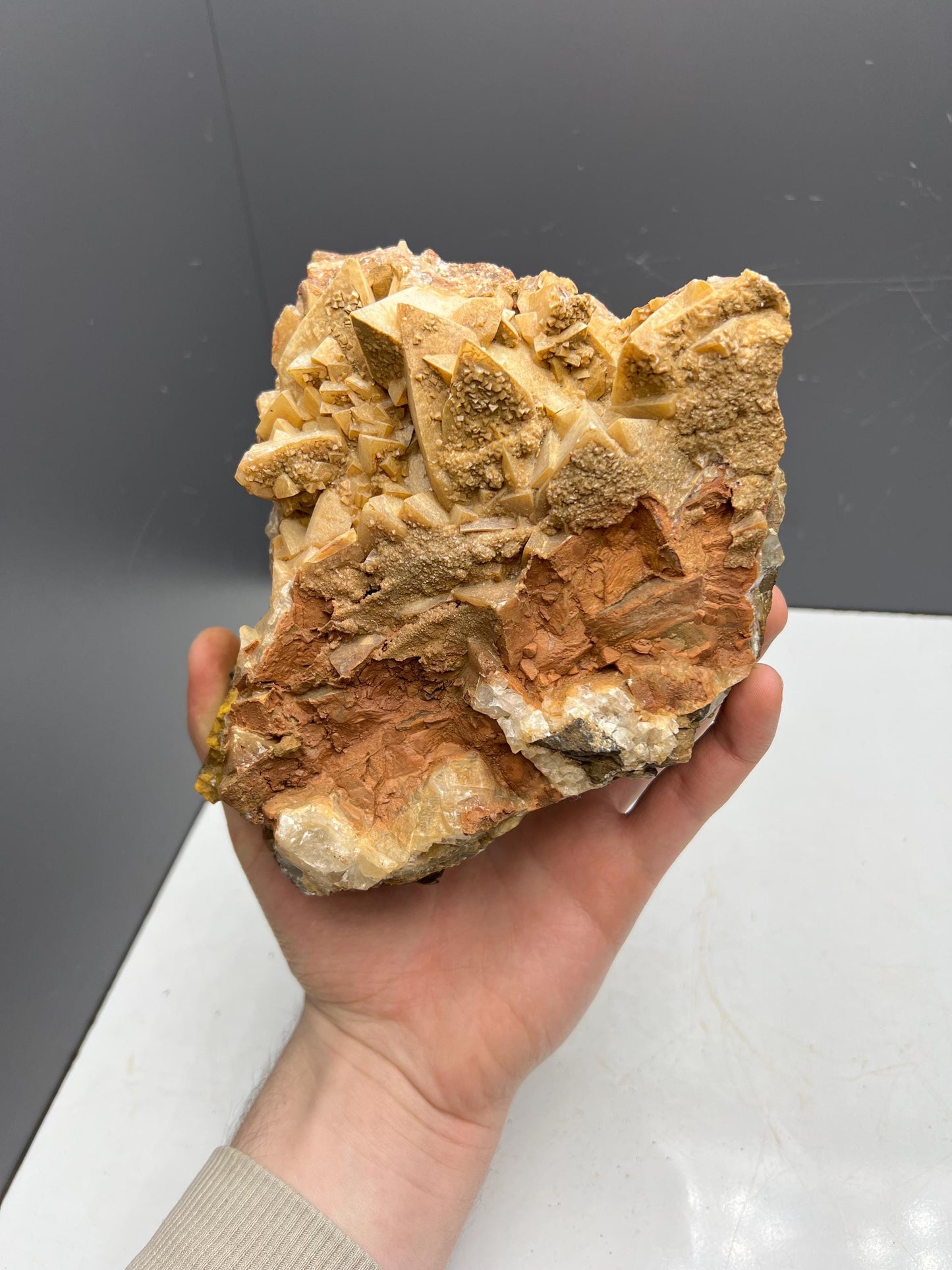 Large Size, Orange Crystal Calcite