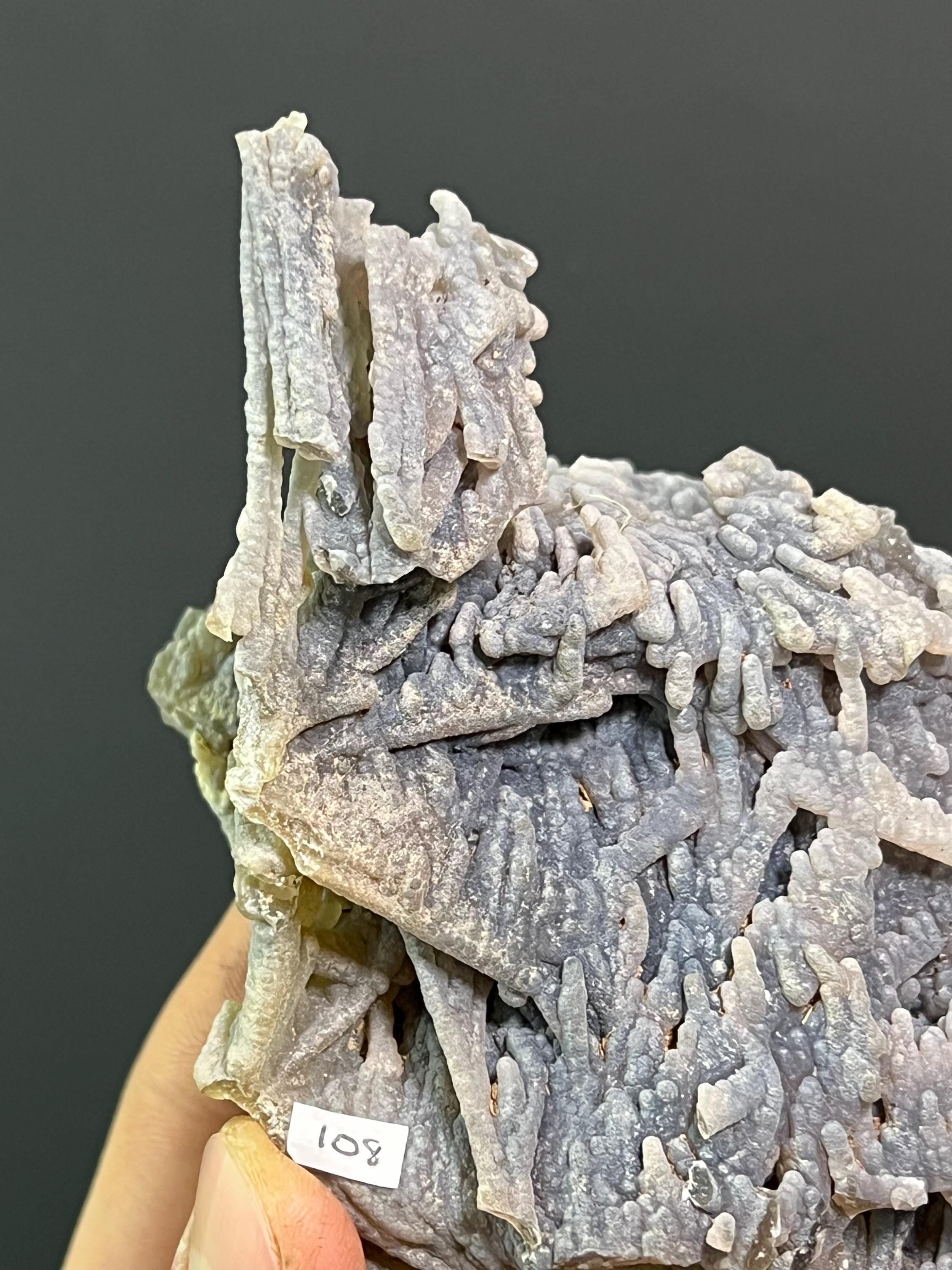 Stalactite Chalcedony - Crystal Gemstone AE 