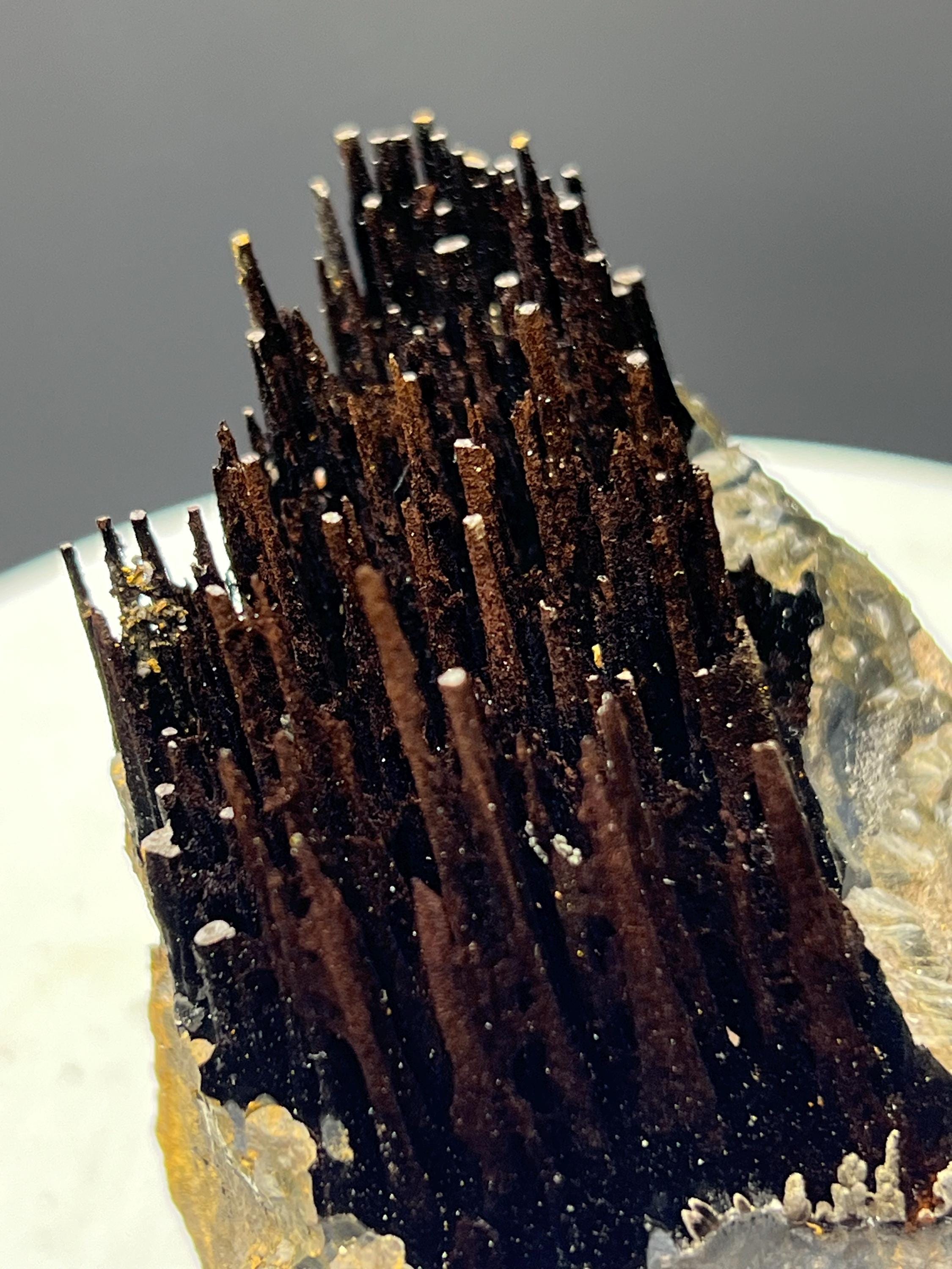 Showy Limonite With Stalactite Goethite, For Special Collection - Crystal Gemstone AE 