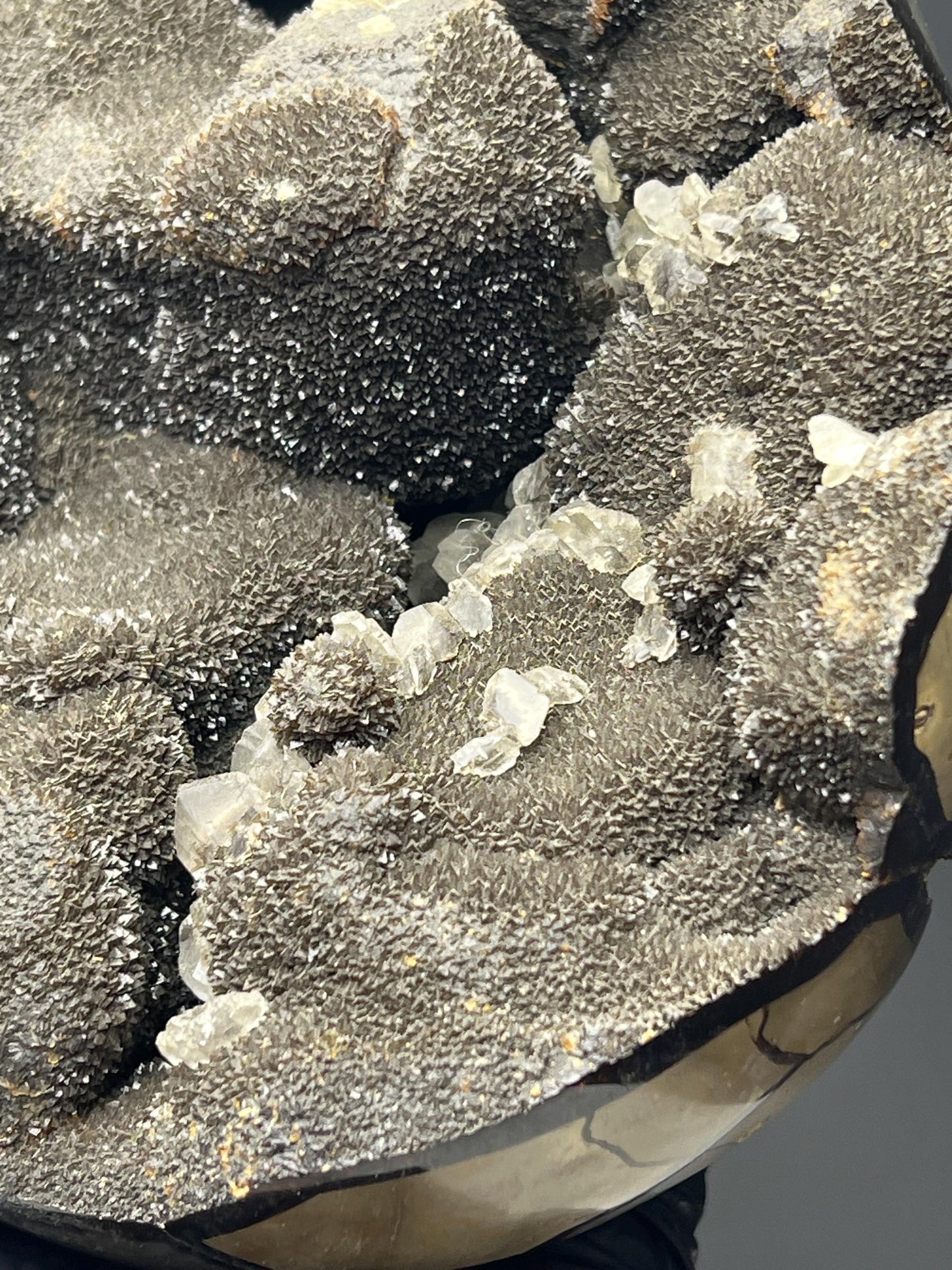 XL Polished Septarian Egg - Crystal Gemstone AE 