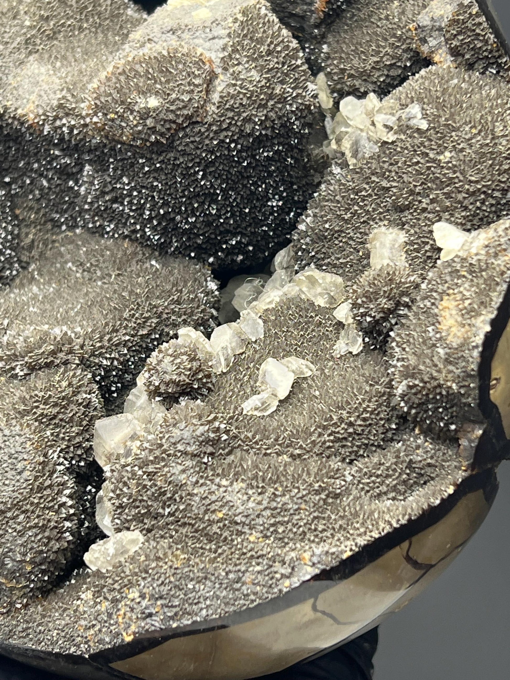 XL Polished Septarian Egg - Crystal Gemstone AE 