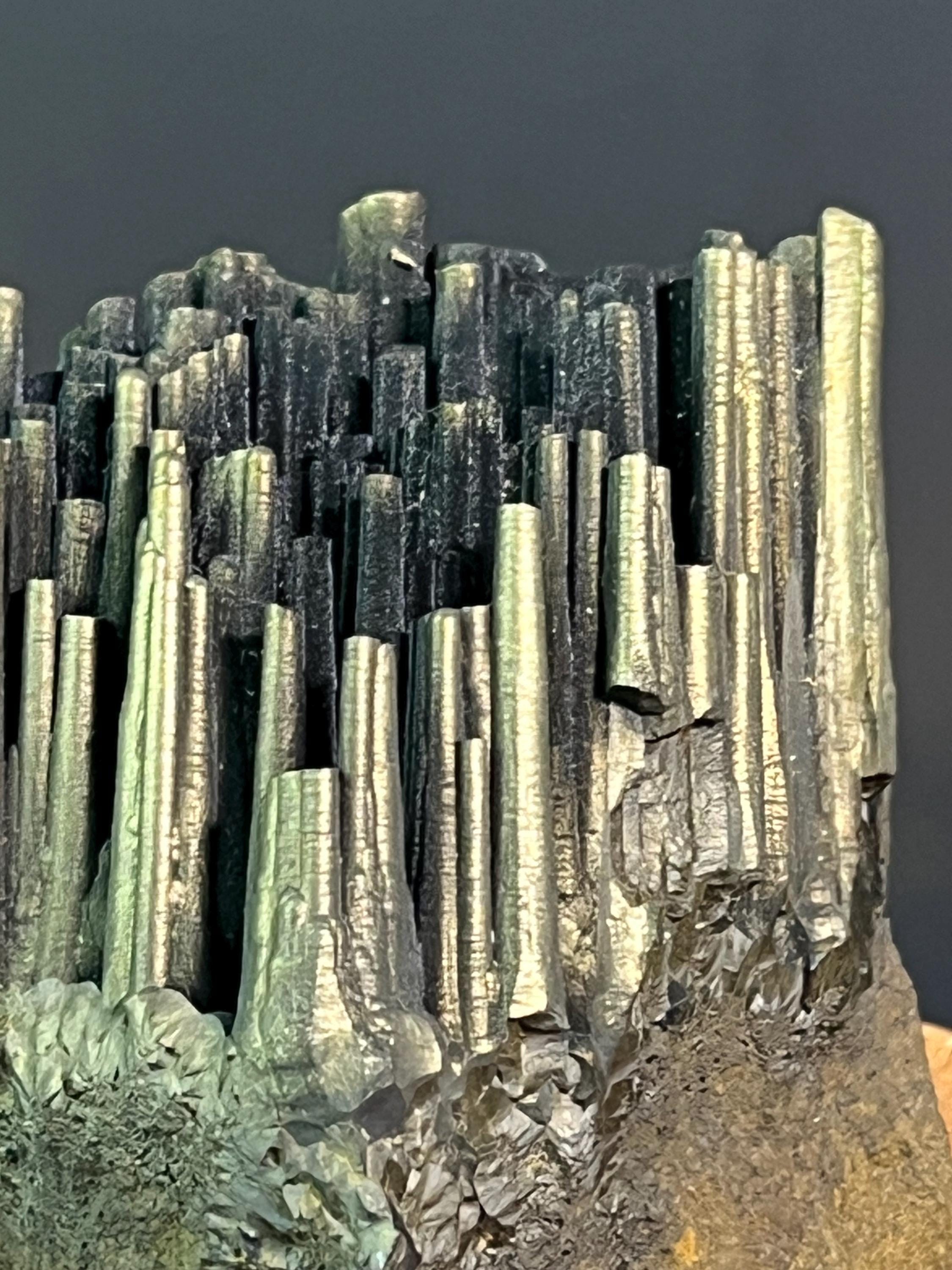 "Museum Grade" Golden Color Stalactite Goethite - Crystal Gemstone AE 