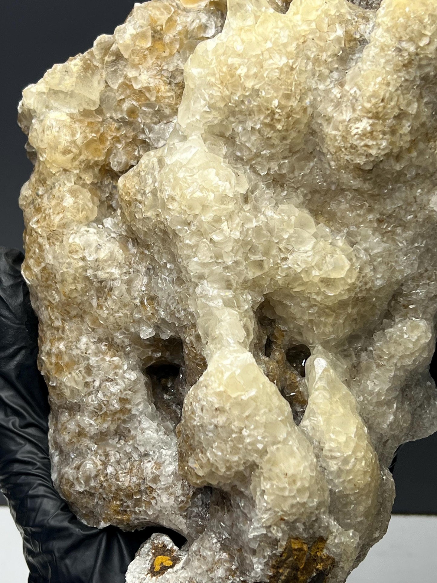 Large Size Stalactite Crystal Calcite Specimen