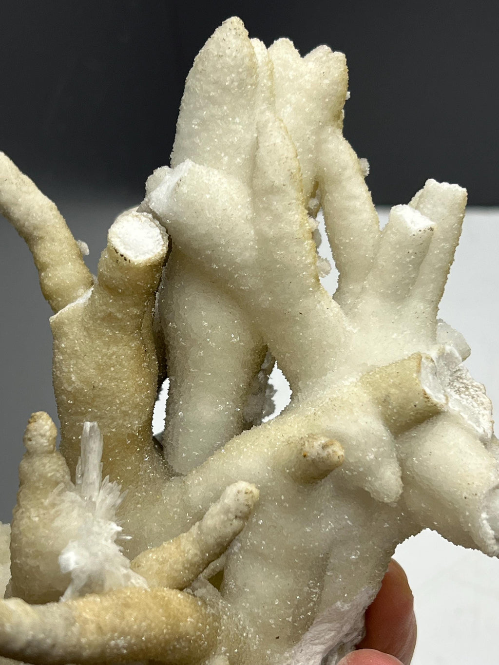 Very Special And Showy Stalactite Aragonite Mineral, From Turkey - Crystal Gemstone AE 