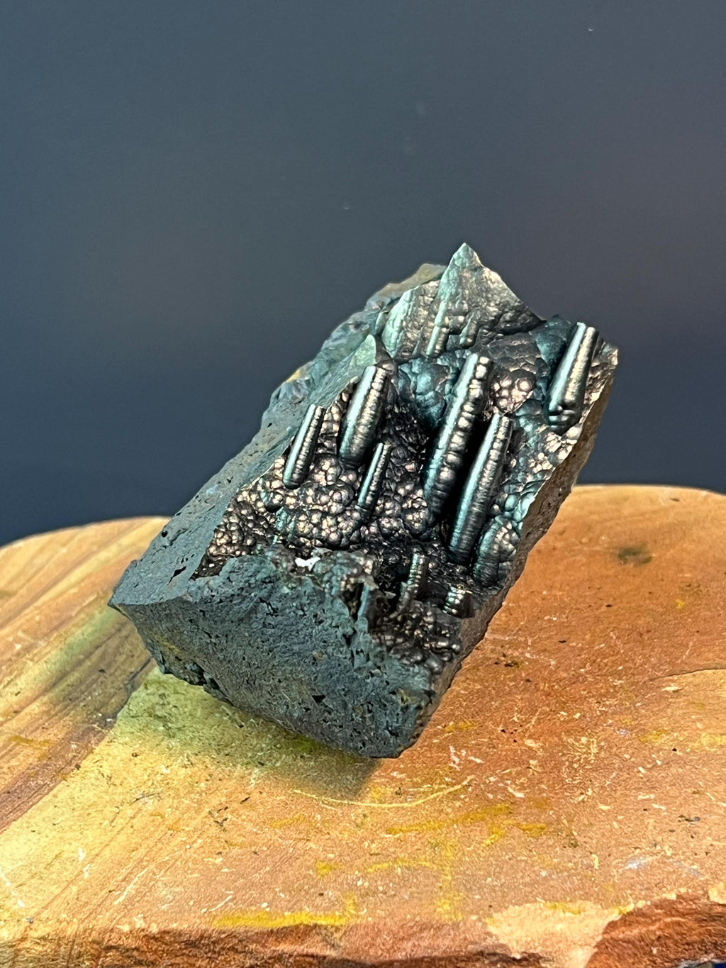 "Museum Grade" Golden Color Stalactite Goethite - Crystal Gemstone AE 