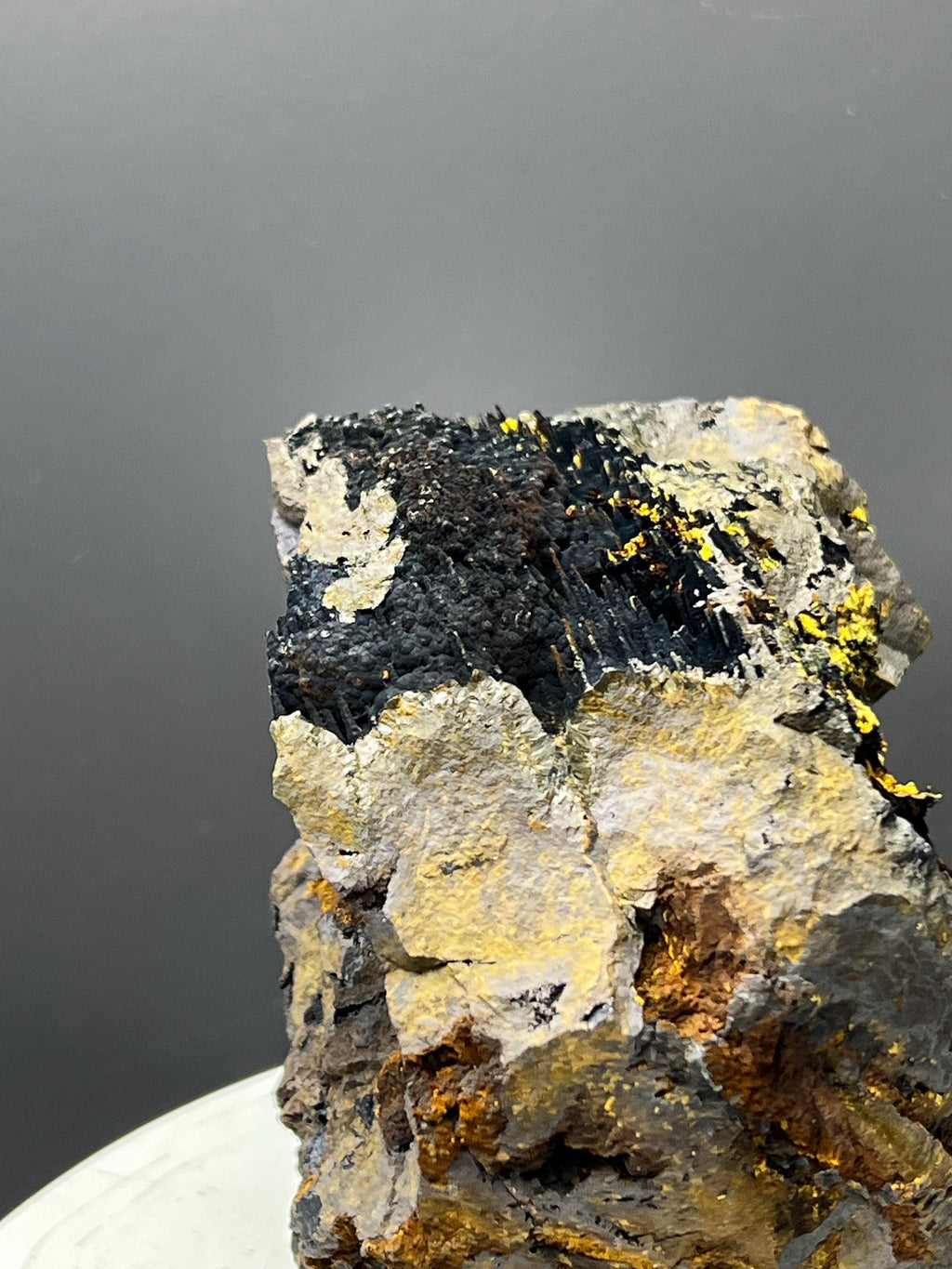 Very Showy Special Limonite And Specularite With Stalactite Goethite Specimen, For Special Collection - Crystal Gemstone AE 