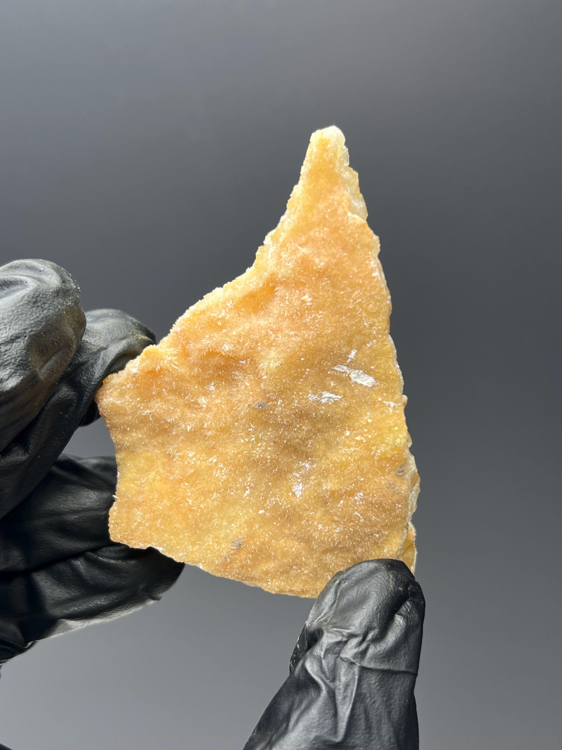 Double Sided Feather Crystal Calcite Specimen - Crystal Gemstone AE 