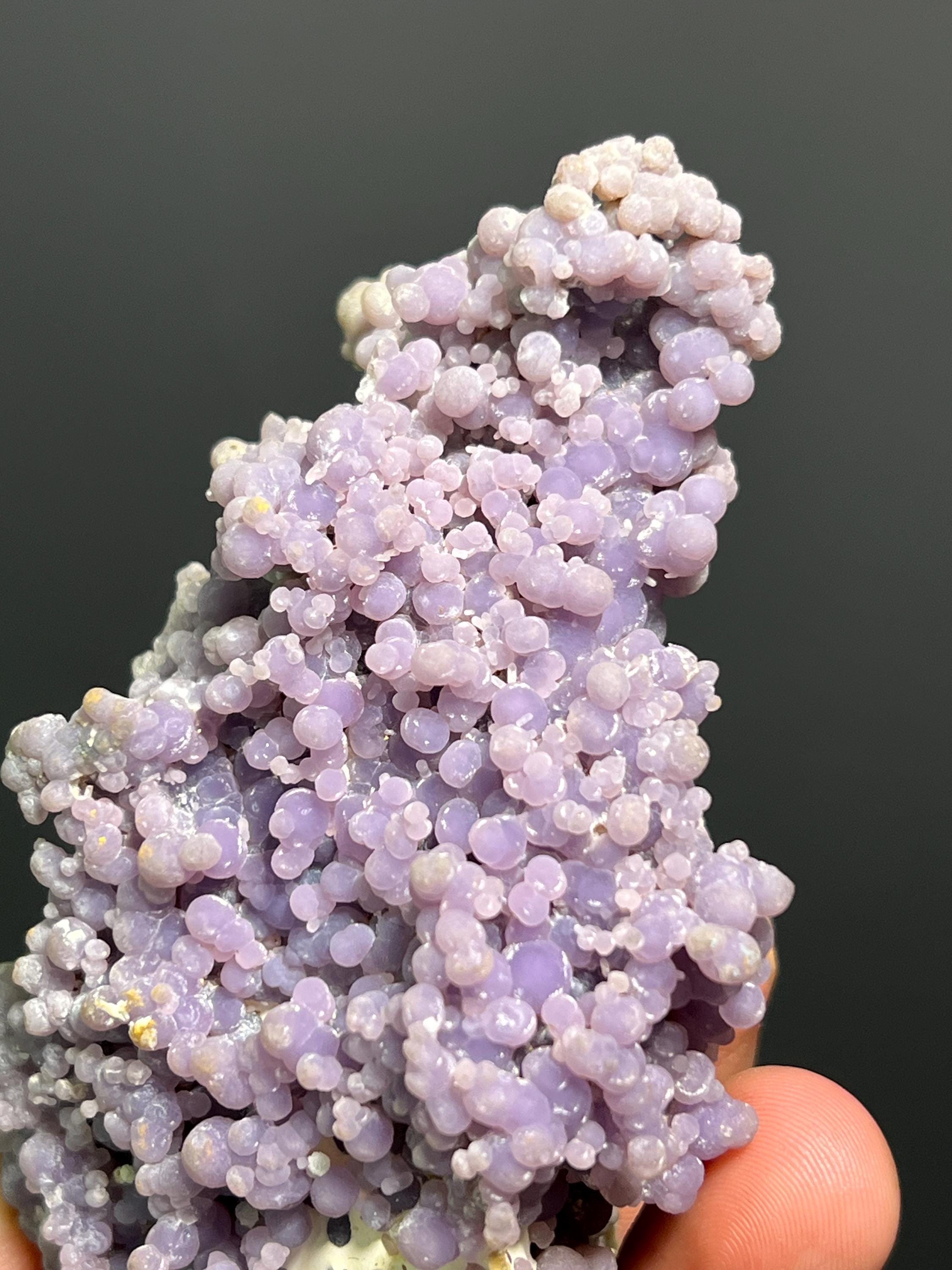 Grape Agate Chalcedony - Indonesia - Crystal Gemstone AE 
