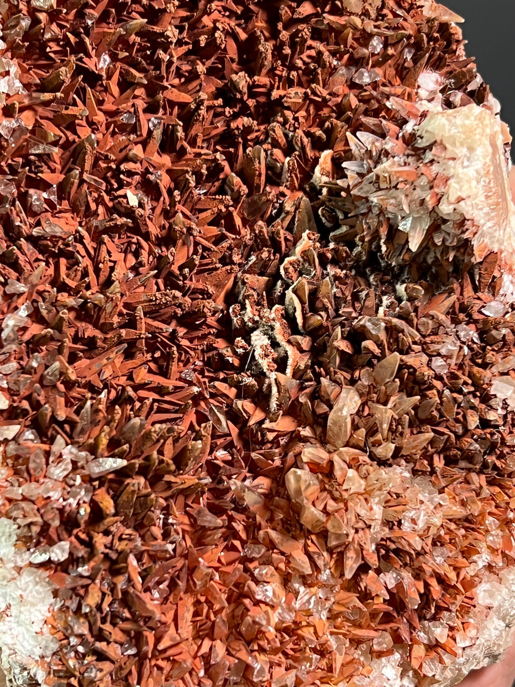 Two Sided Special Red Crystal Calcite - Crystal Gemstone AE 