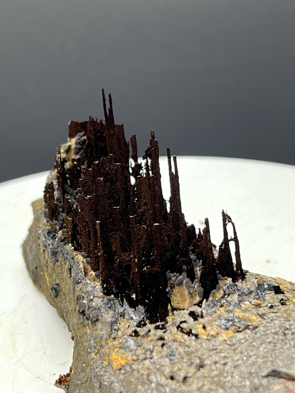 Very Showy Limonite With Stalactite Goethite Specimen - Crystal Gemstone AE 