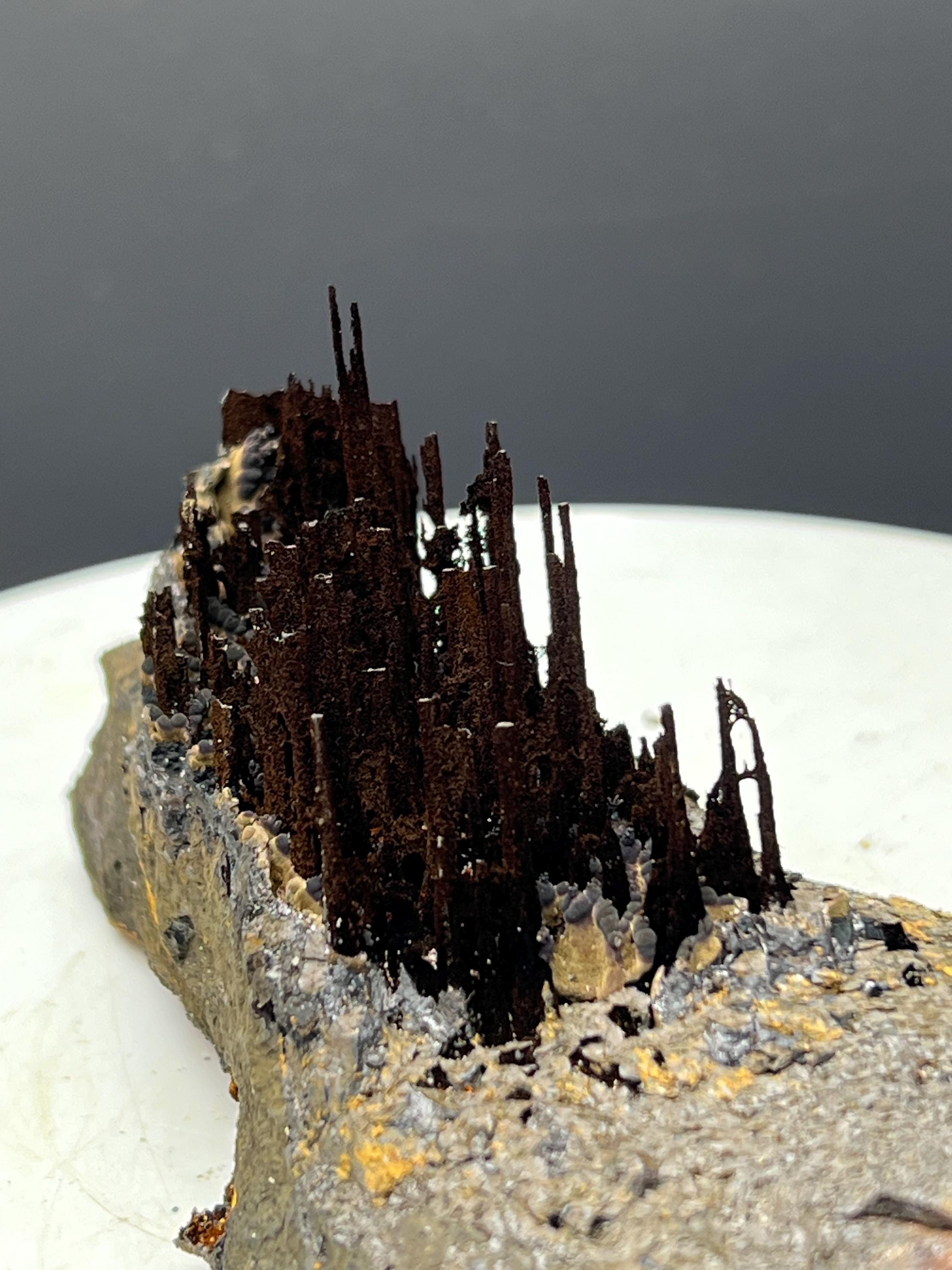 Very Showy Limonite With Stalactite Goethite Specimen - Crystal Gemstone AE 