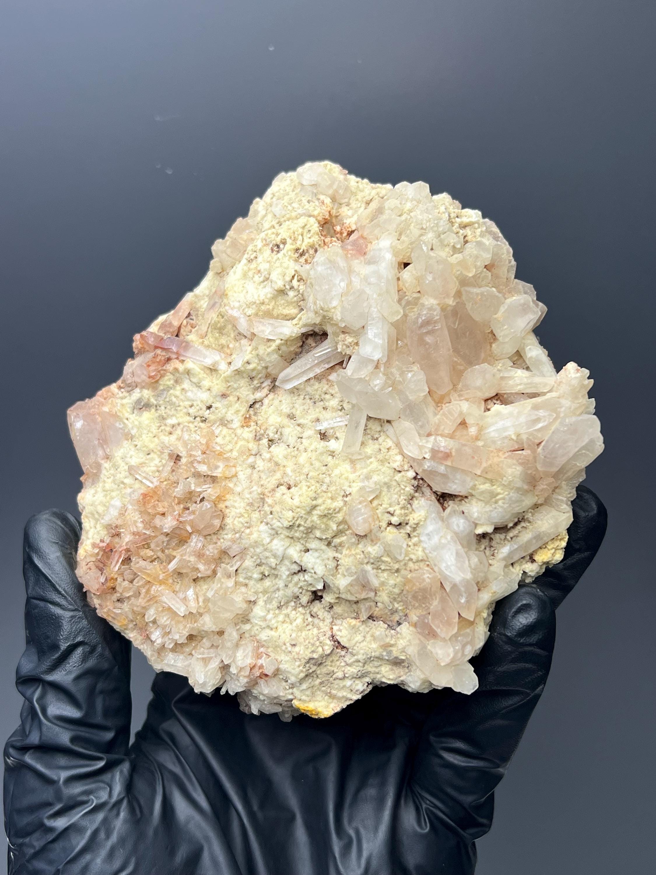 Kunzite on Matrix - Crystal Gemstone AE 