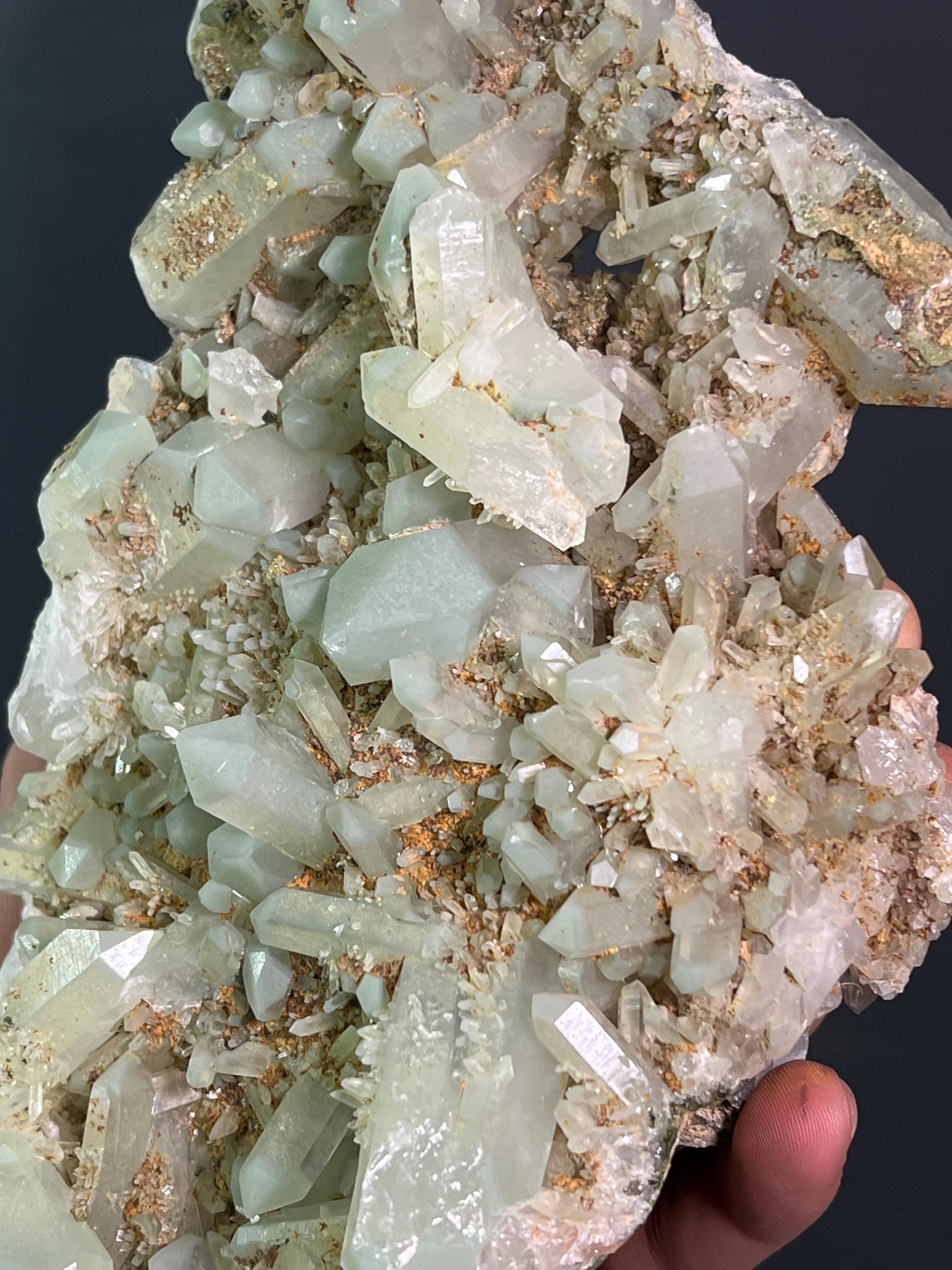 Chlorite Crystal Quartz - Crystal Gemstone AE 