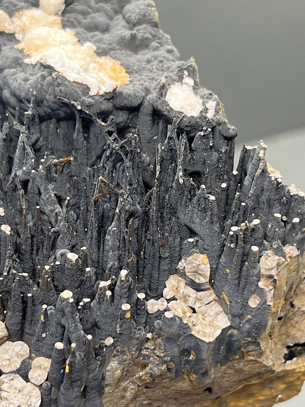 Museum Quality, Calcite on stalactite city and bridges goethite, Special Collections - Crystal Gemstone AE 