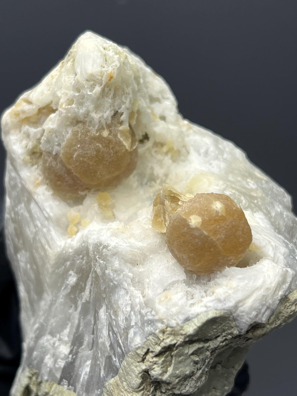 Barite On Colemanite Specimen - Crystal Gemstone AE 