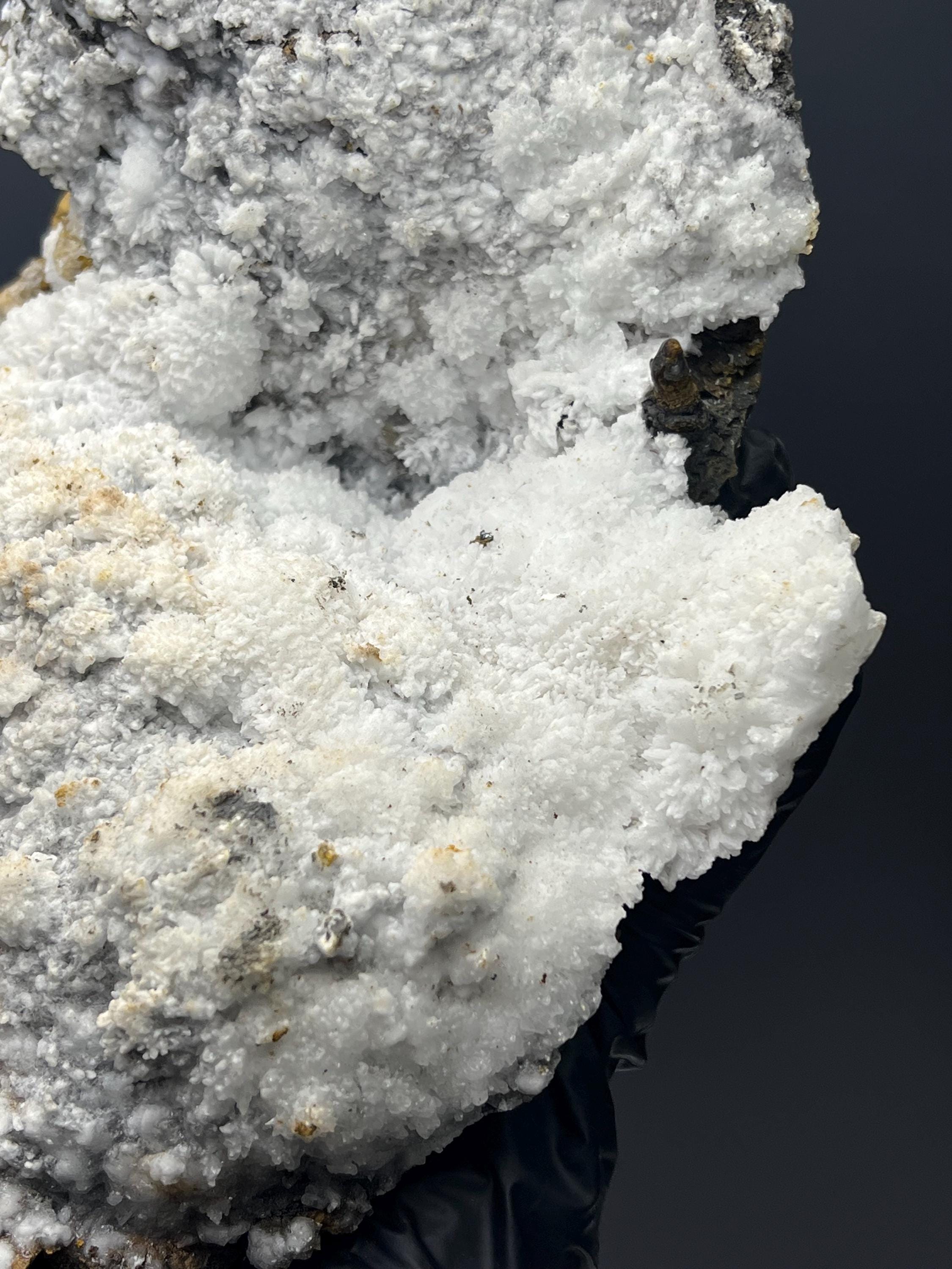 White Snow Crystal Calcite Specimen - Crystal Gemstone AE 