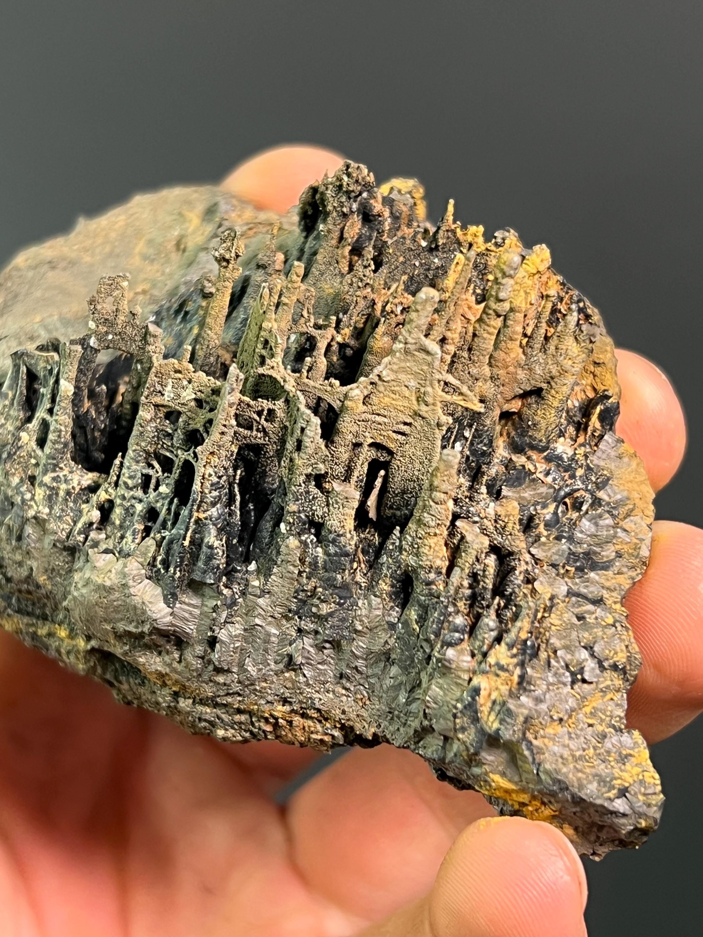 Museum Grade Stalactite Bridges Goethite - Crystal Gemstone AE 