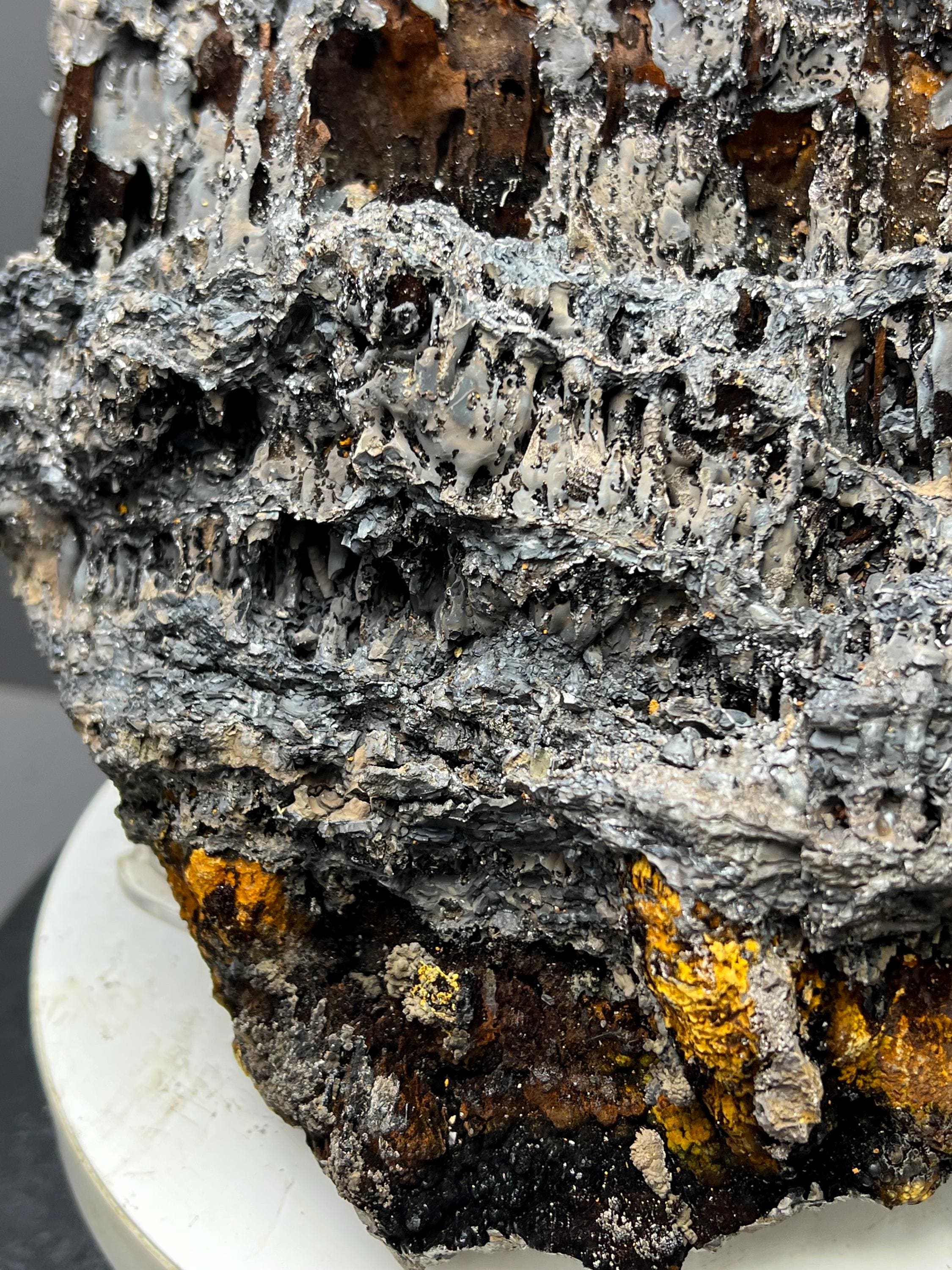 Museum Quality Specularite Limonite Goethite Table Formation, Turkey - Crystal Gemstone AE 