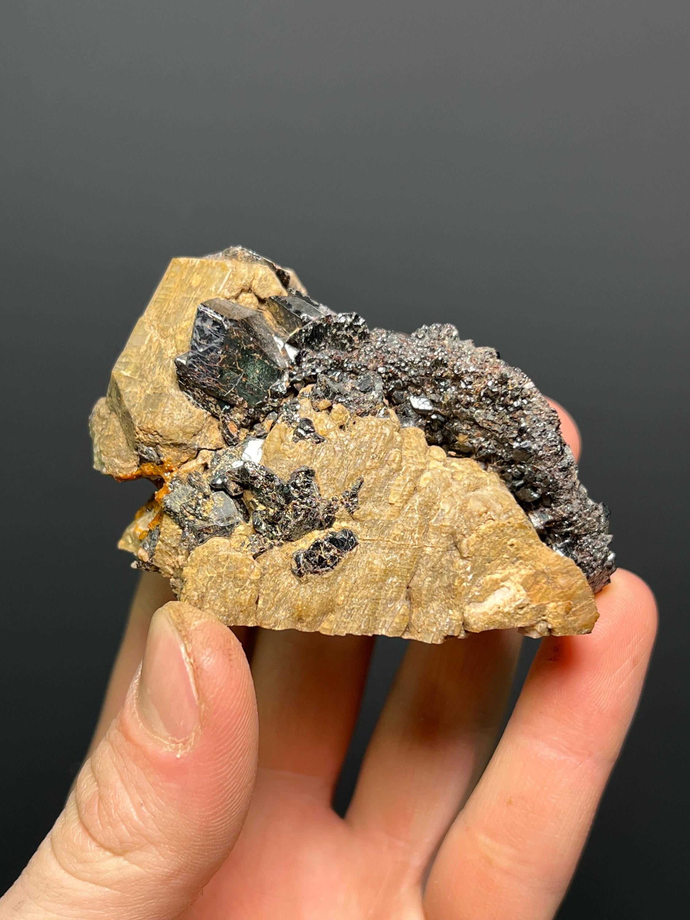 Special! Titanite Microcline Specimen, 166gram - Crystal Gemstone AE 